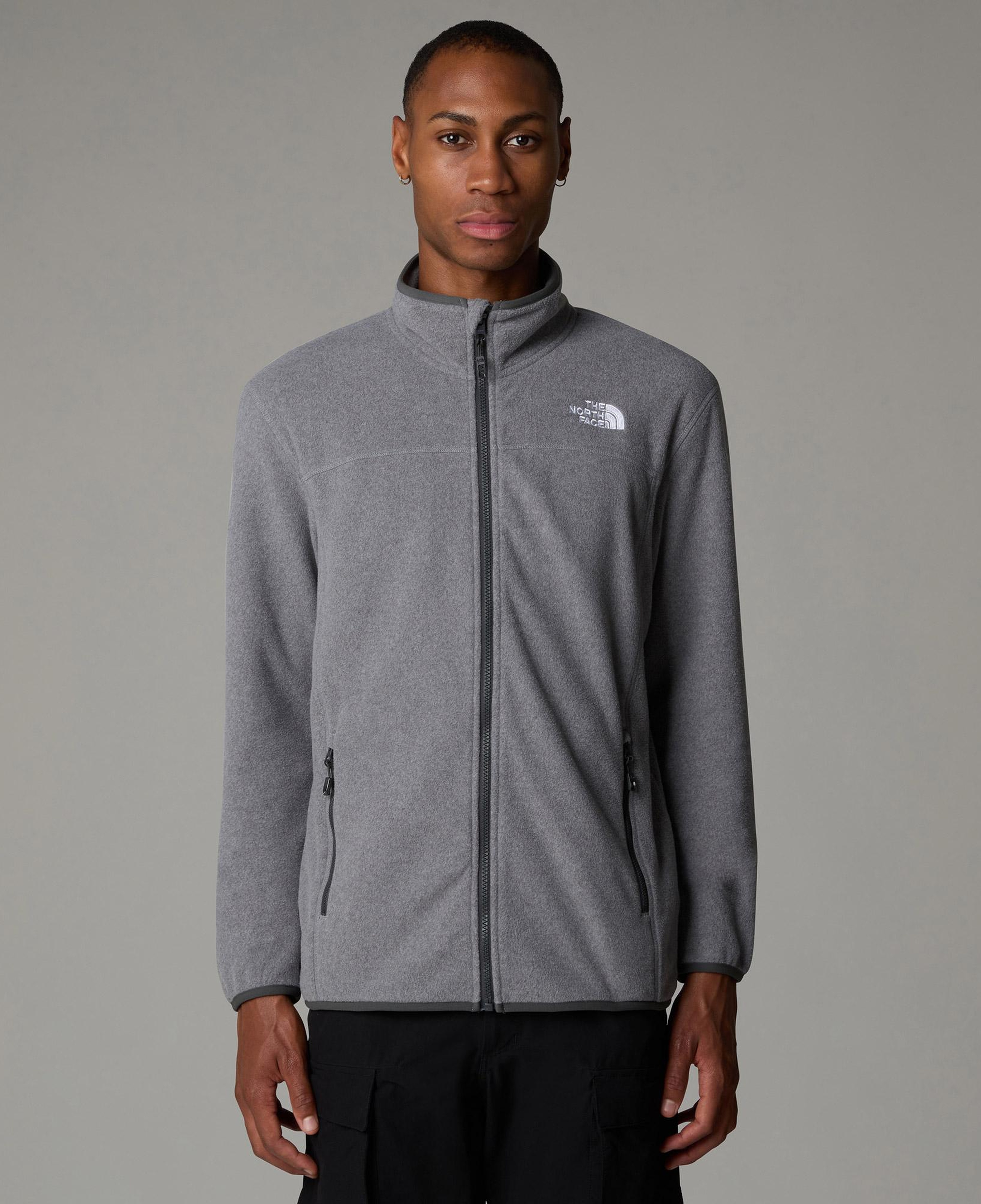 The North Face Glacier 100 Erkek Gri Outdoor Polar