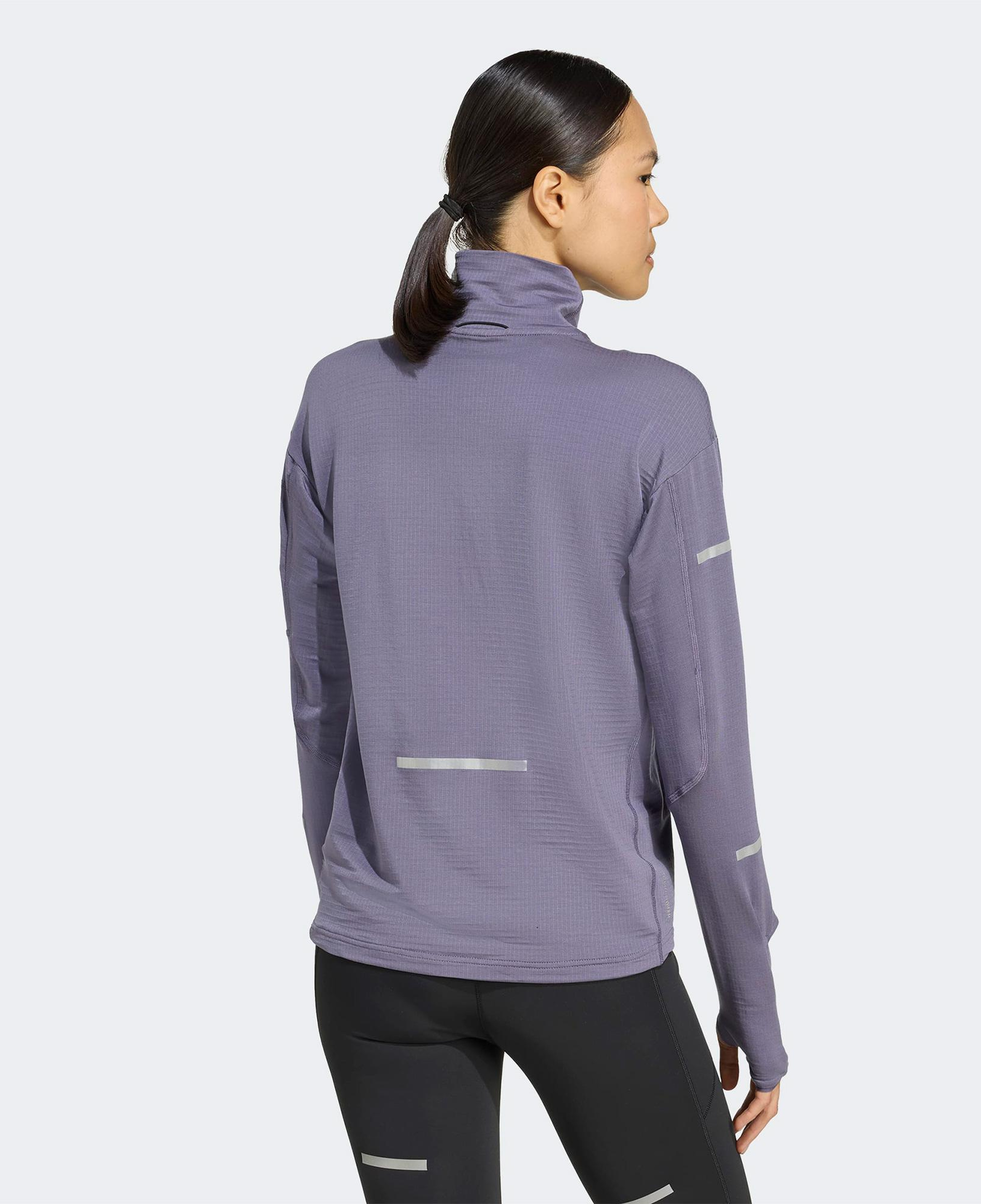 adidas Adi365 Running Climawarm+ Kadın Mor Koşu Sweatshirt