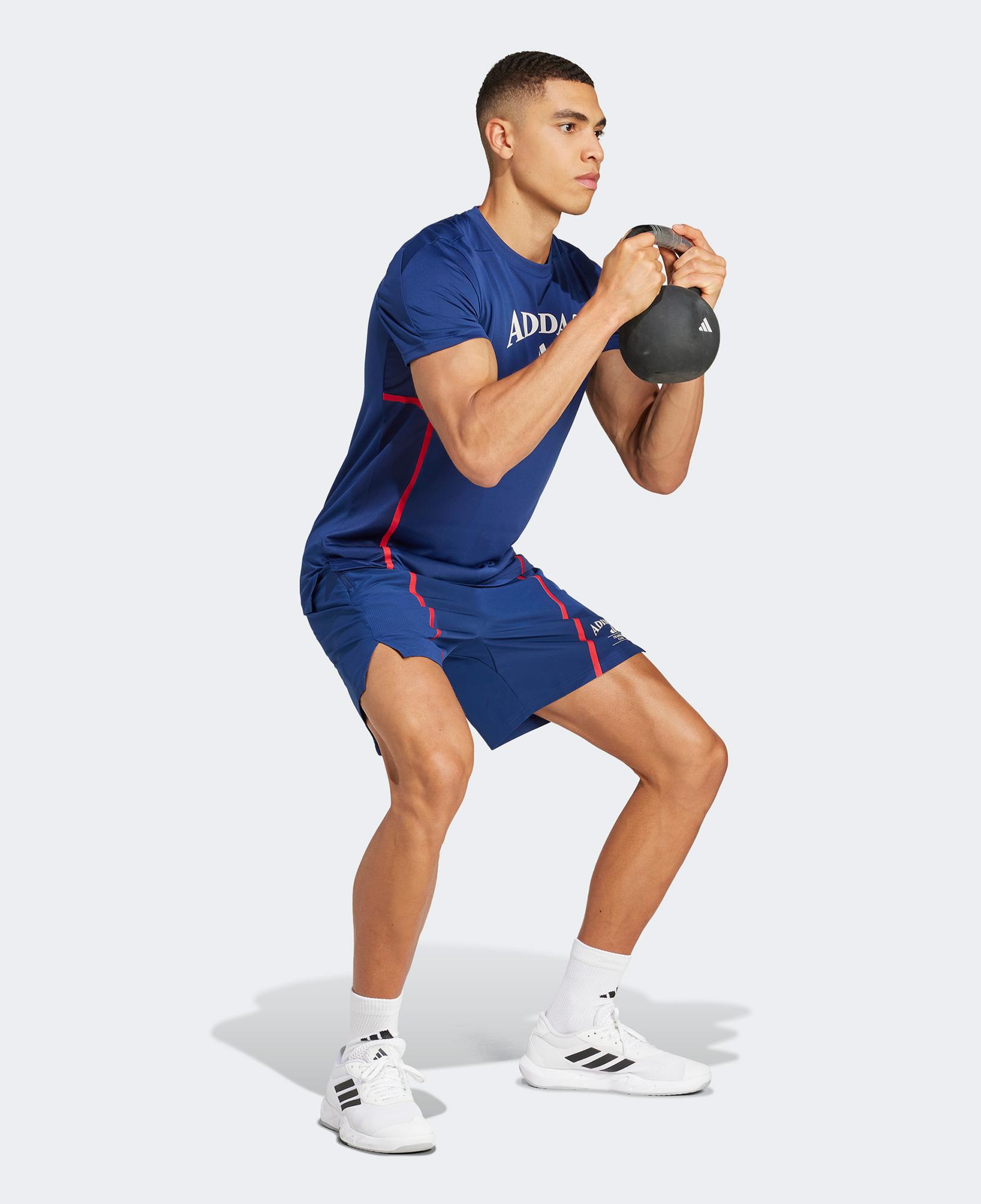 adidas Designed For Legacy Erkek Mavi Antrenman Şort