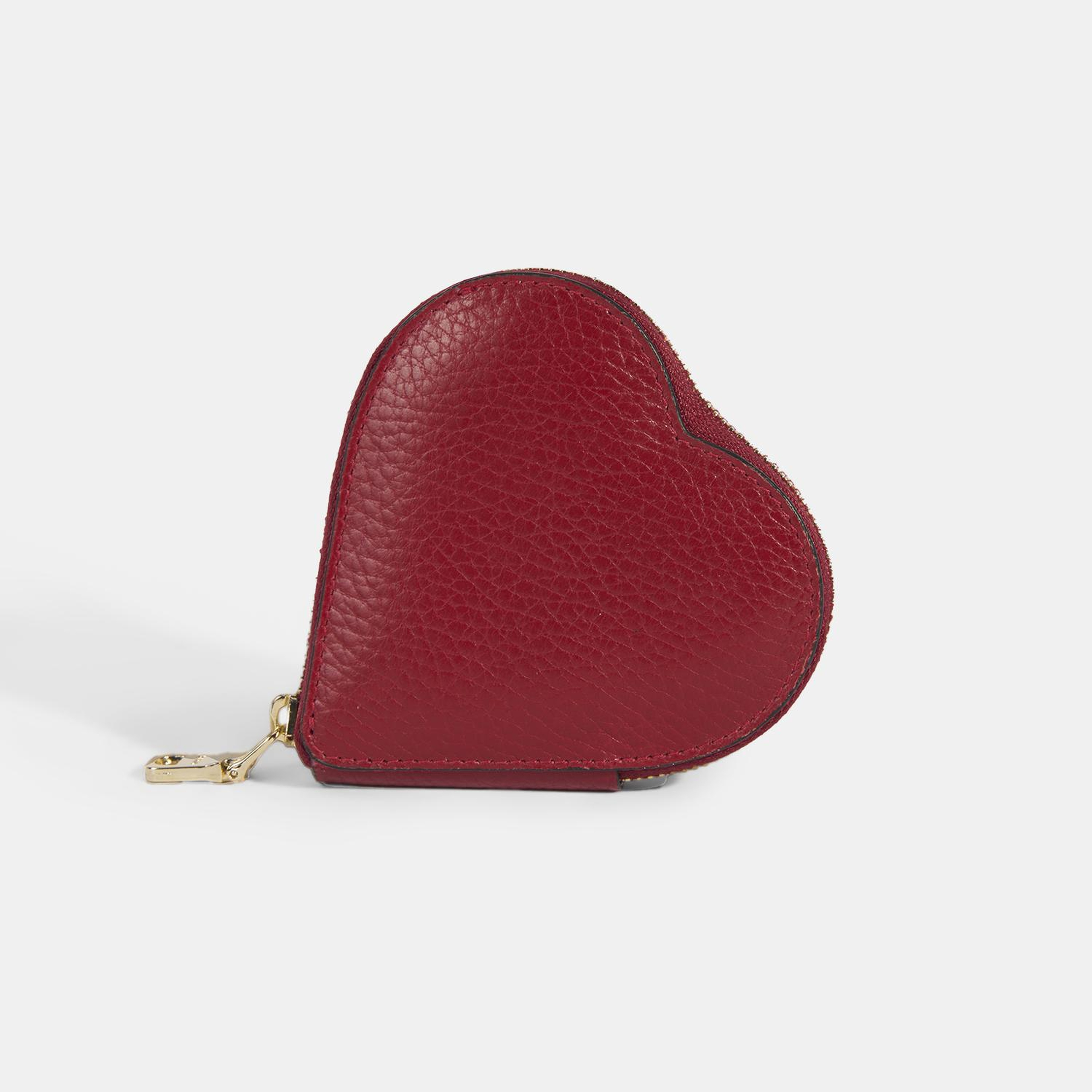 Yelena Kalpli Açık Bordo Deri Cüzdan