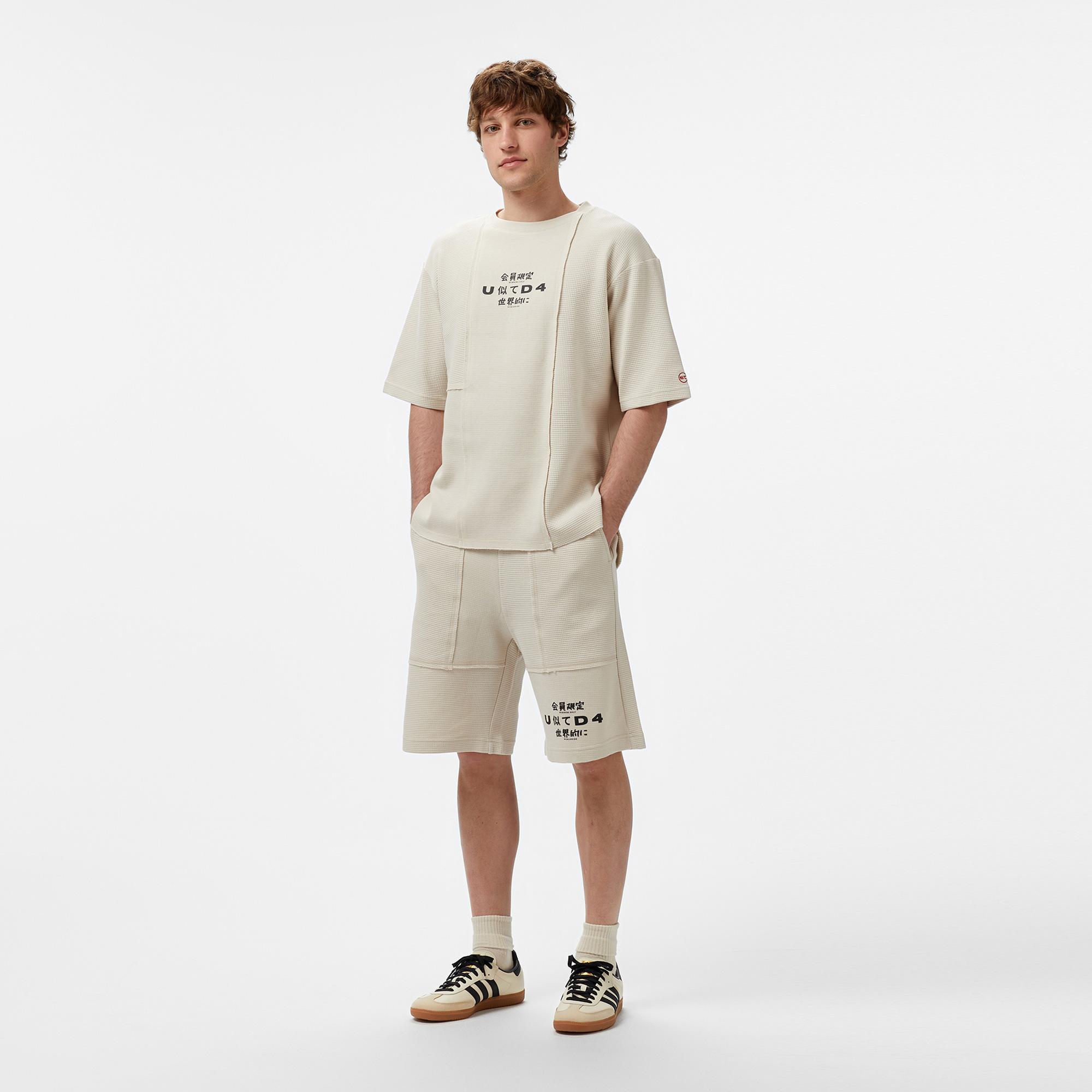 UNITED4 Örme Comfort Erkek Gri Tişört