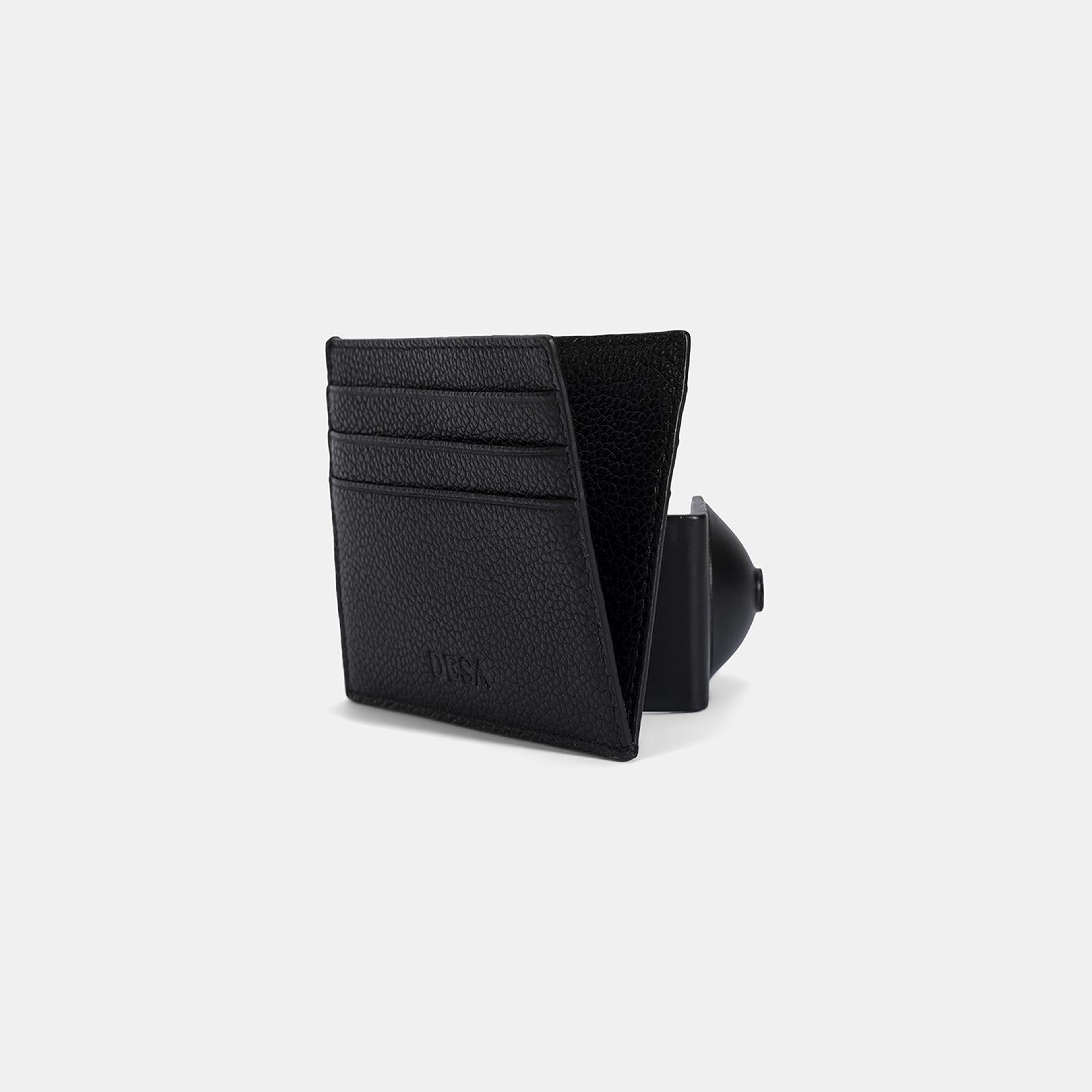 Kadın Siyah Deri Kartlık