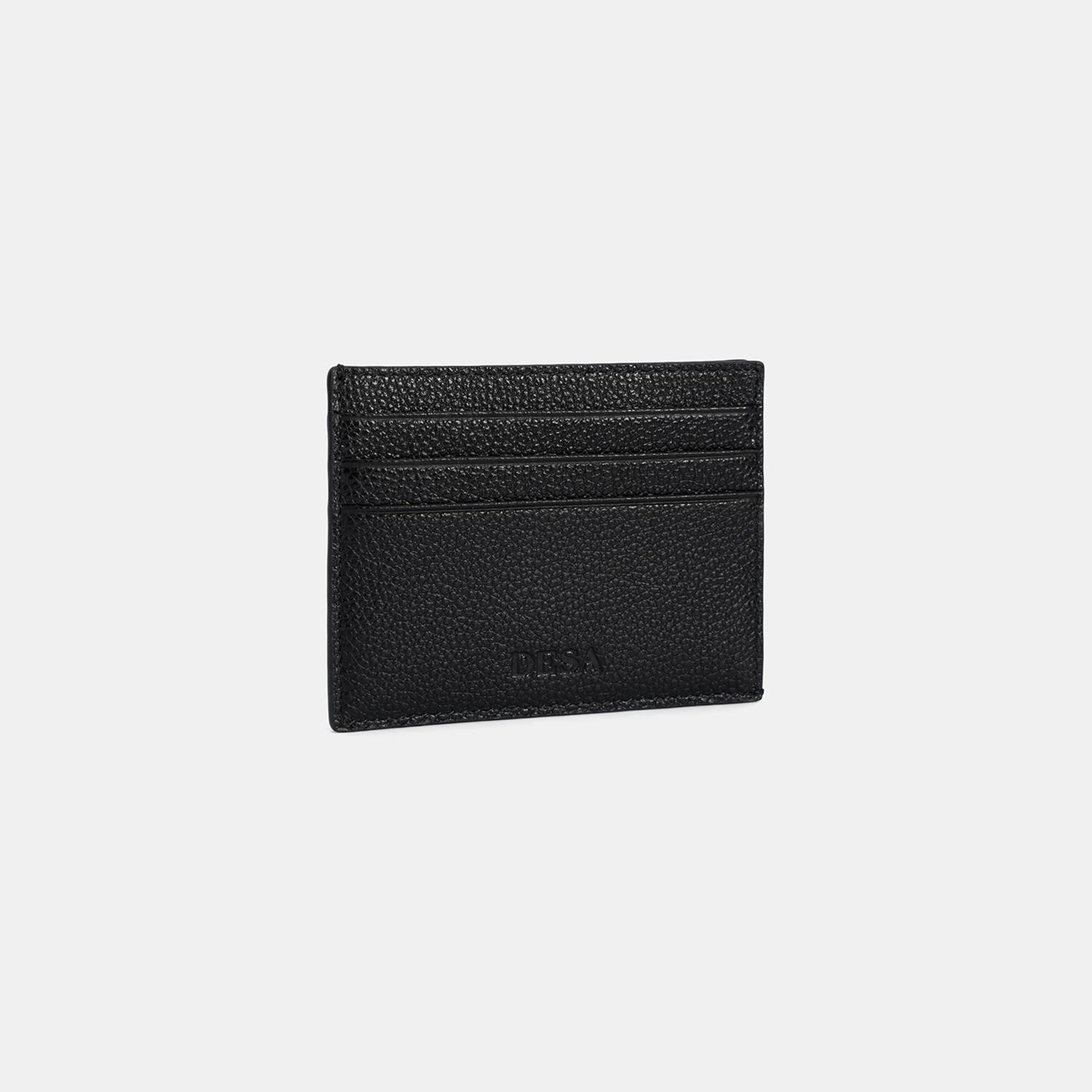 Kadın Siyah Deri Kartlık