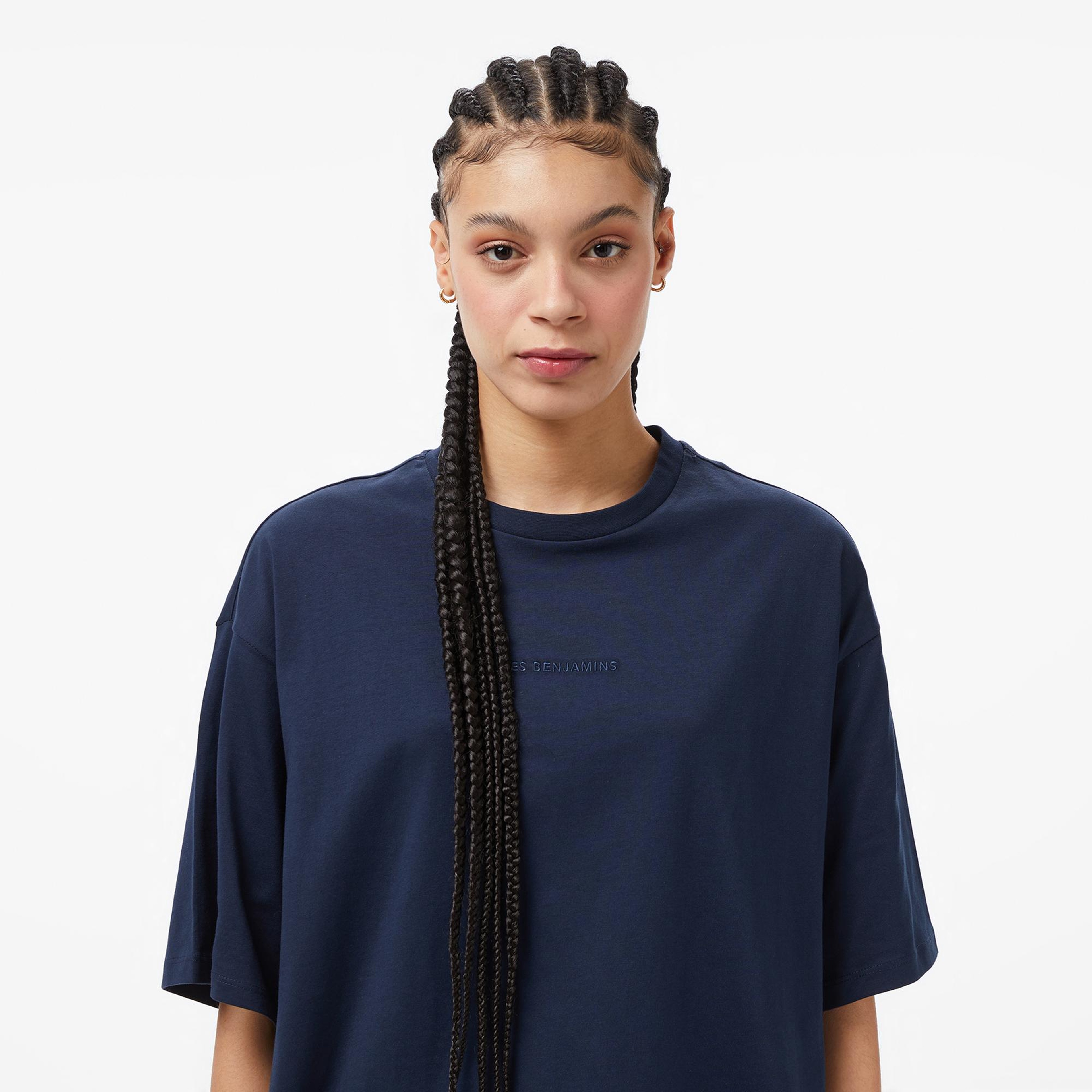 Les Benjamins Essentials 309 Kadın lacivert T-Shirt