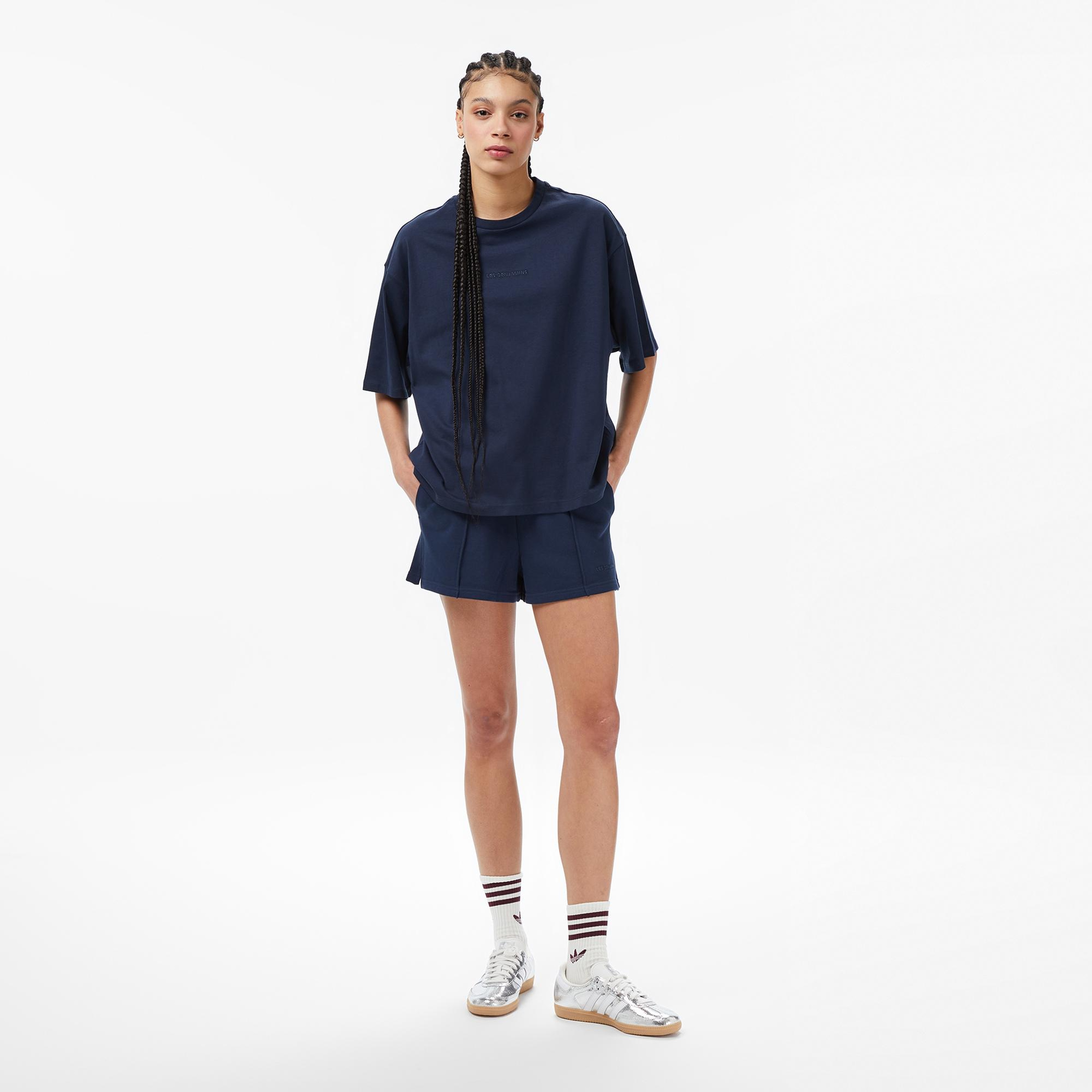 Les Benjamins Essentials 309 Kadın lacivert T-Shirt