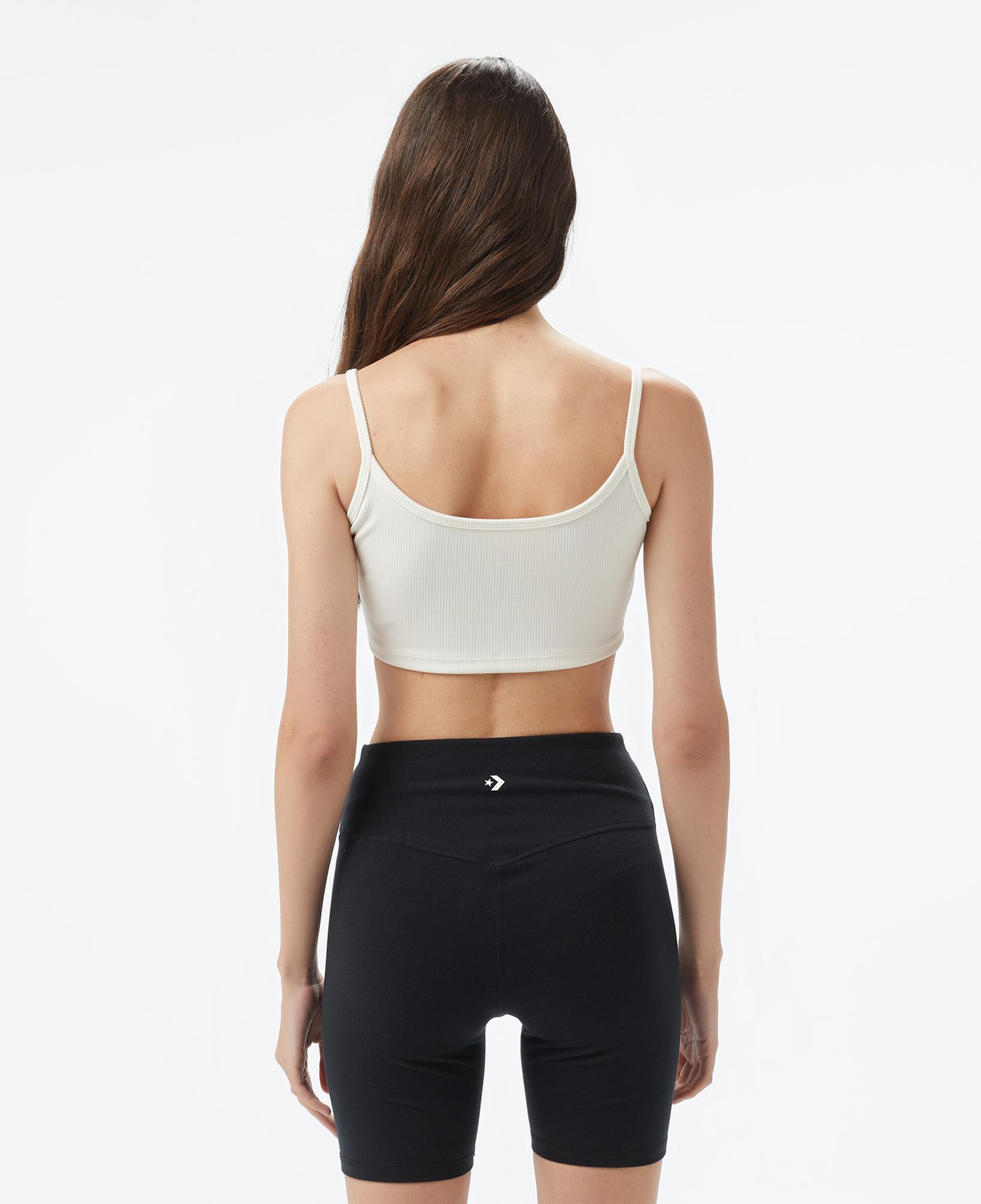 Converse Star Chevron Baskılı Kadın Beyaz T-Shirt