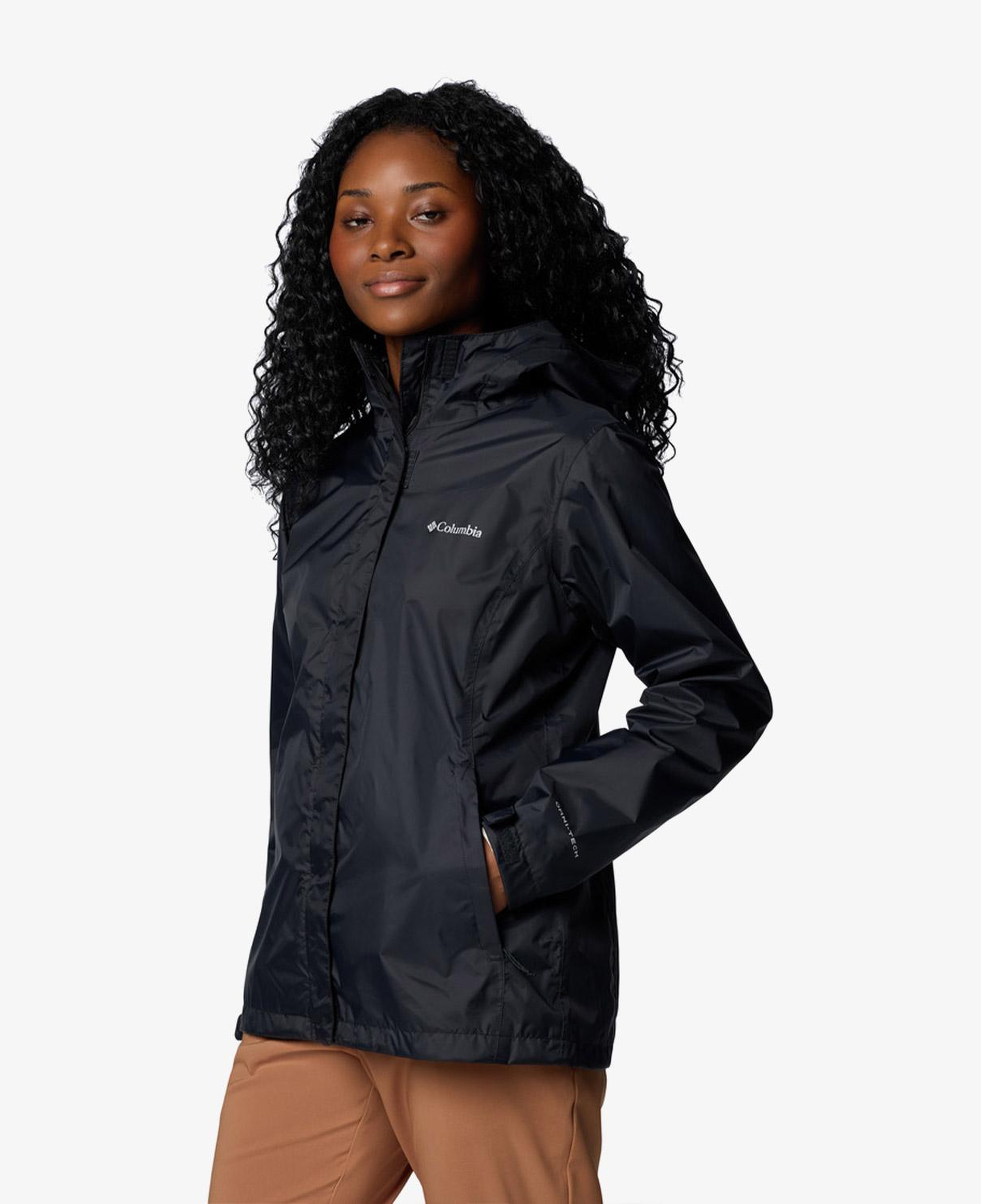 Columbia Arcadia II Kadın Siyah Yağmurluk