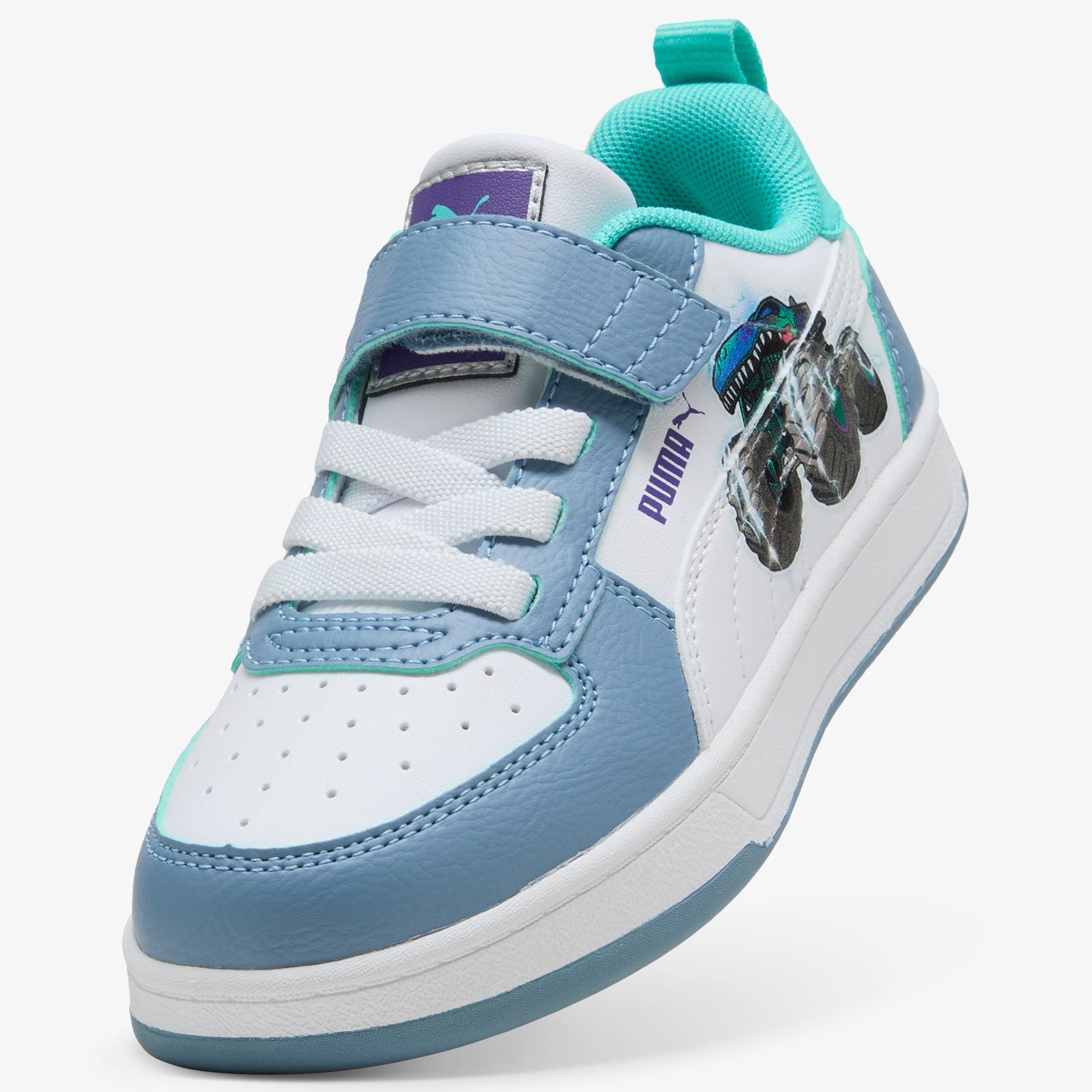 Puma Caven 2.0 Low Hot Wheels Çocuk Mavi Spor Ayakkabı