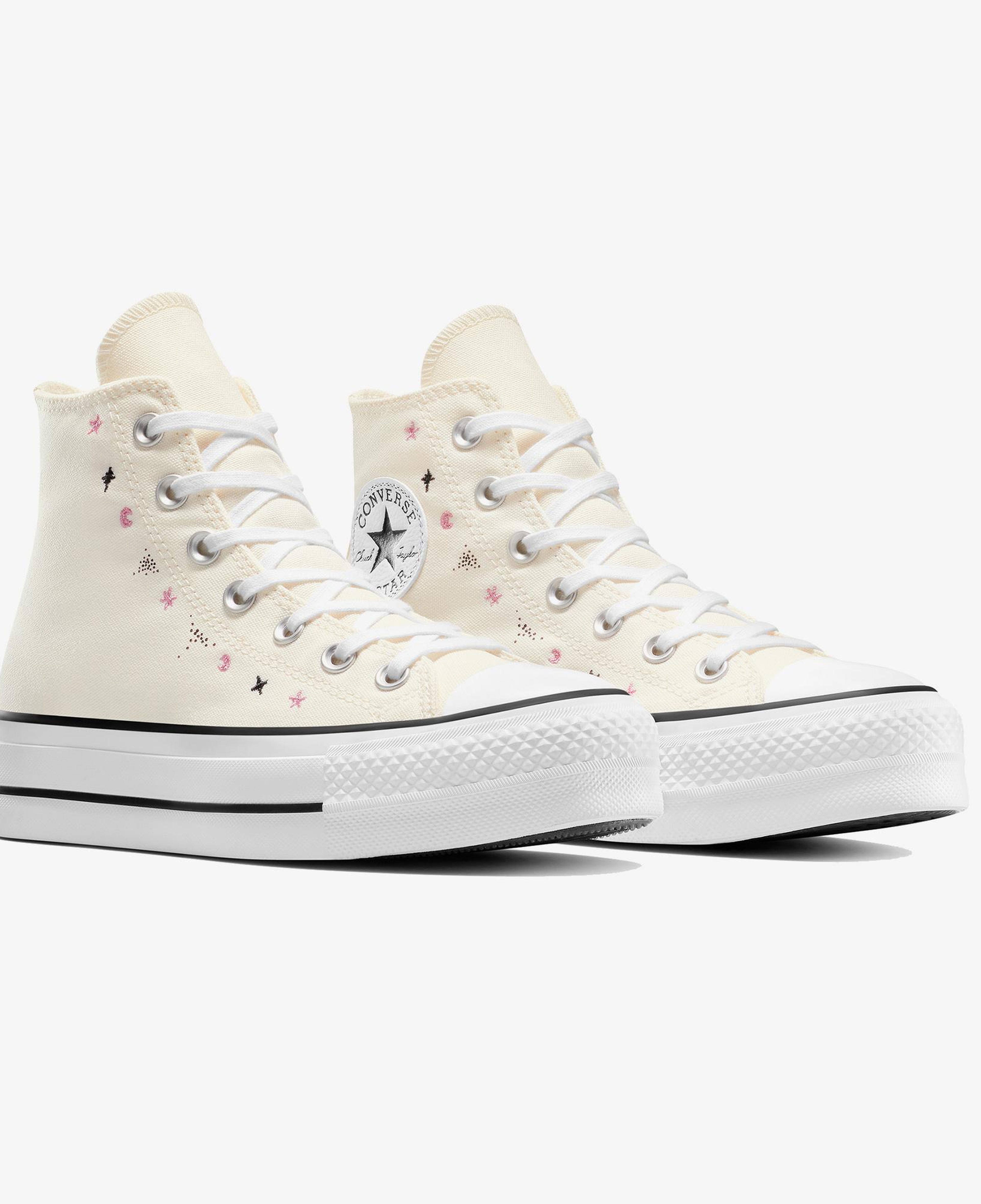 Converse Chuck Taylor All Star Lift Platform Celestial Unisex Krem Sneaker