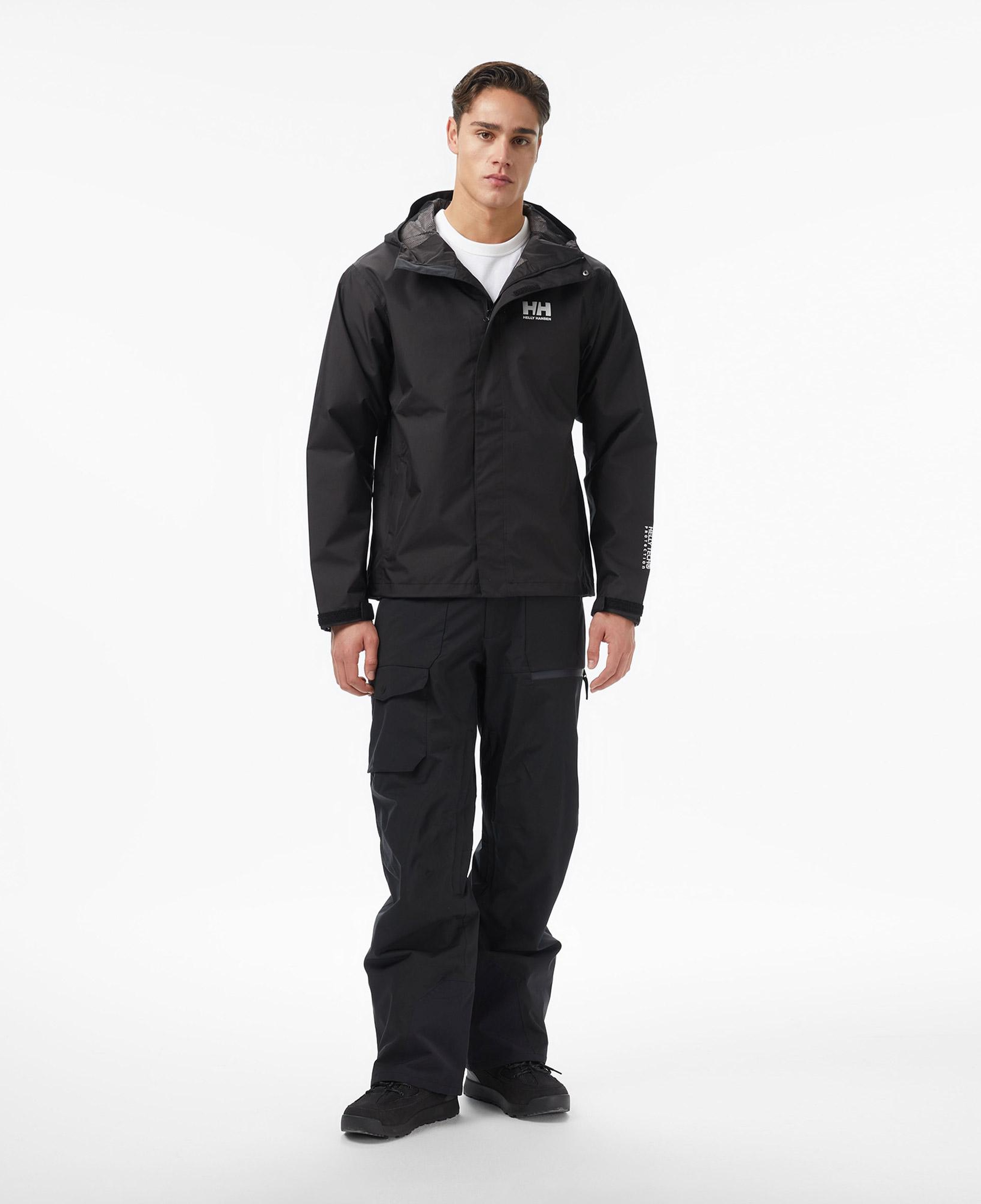 Helly Hansen Seven J Erkek Siyah Yağmurluk