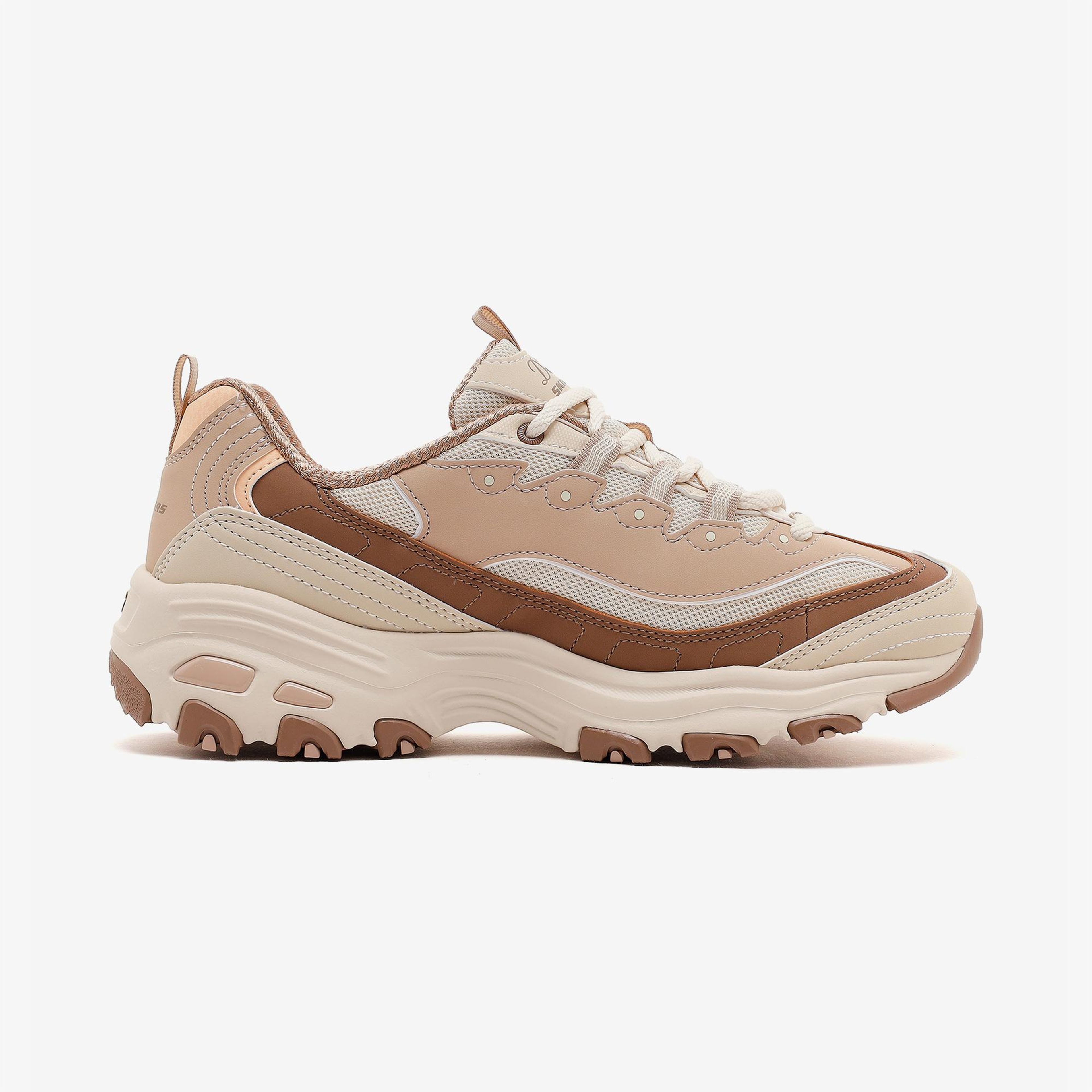 Skechers D'Lites Kadın Bej Sneaker