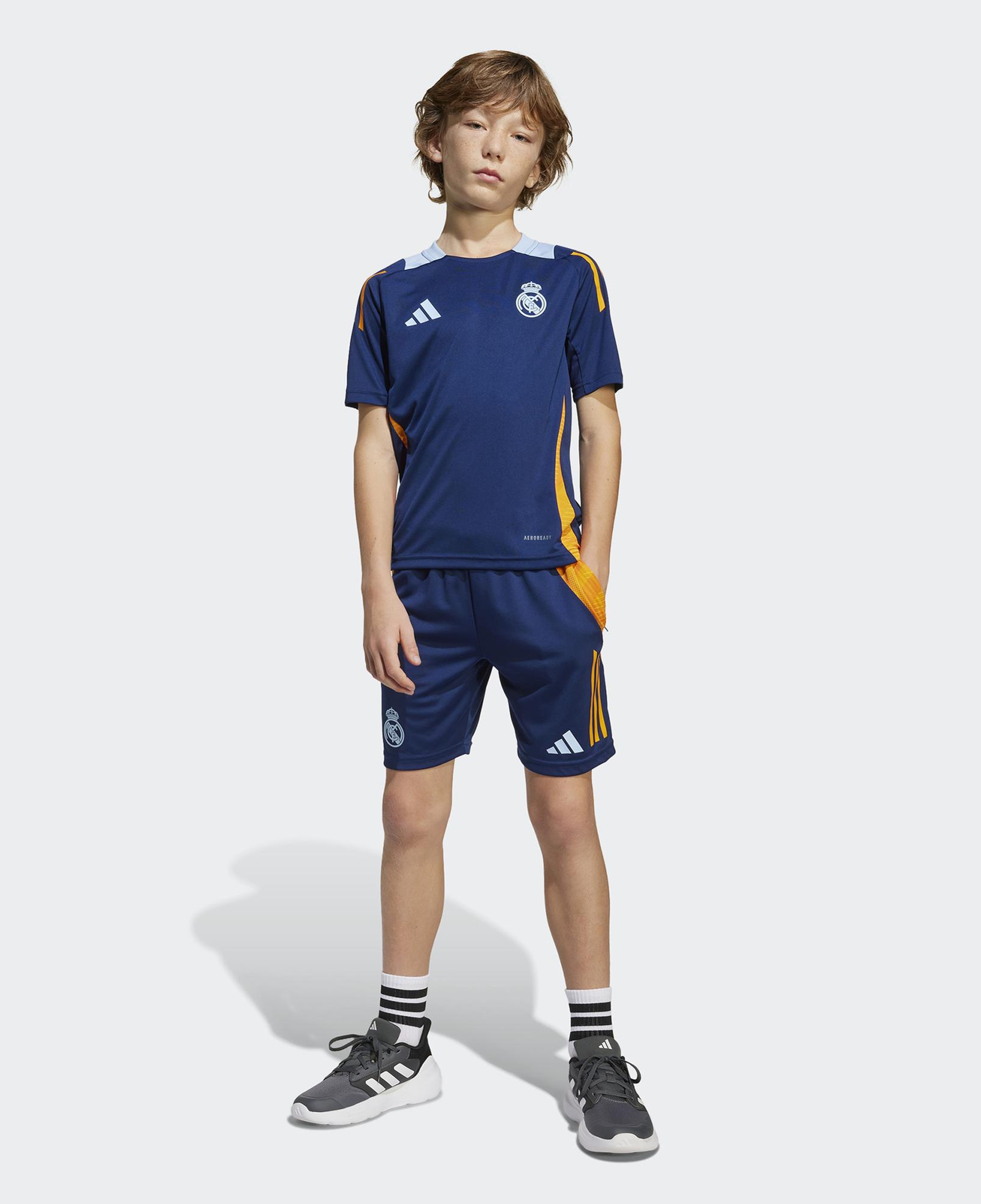 adidas Real Madrid 24-25 Tiro Çocuk Lacivert Futbol Üstü