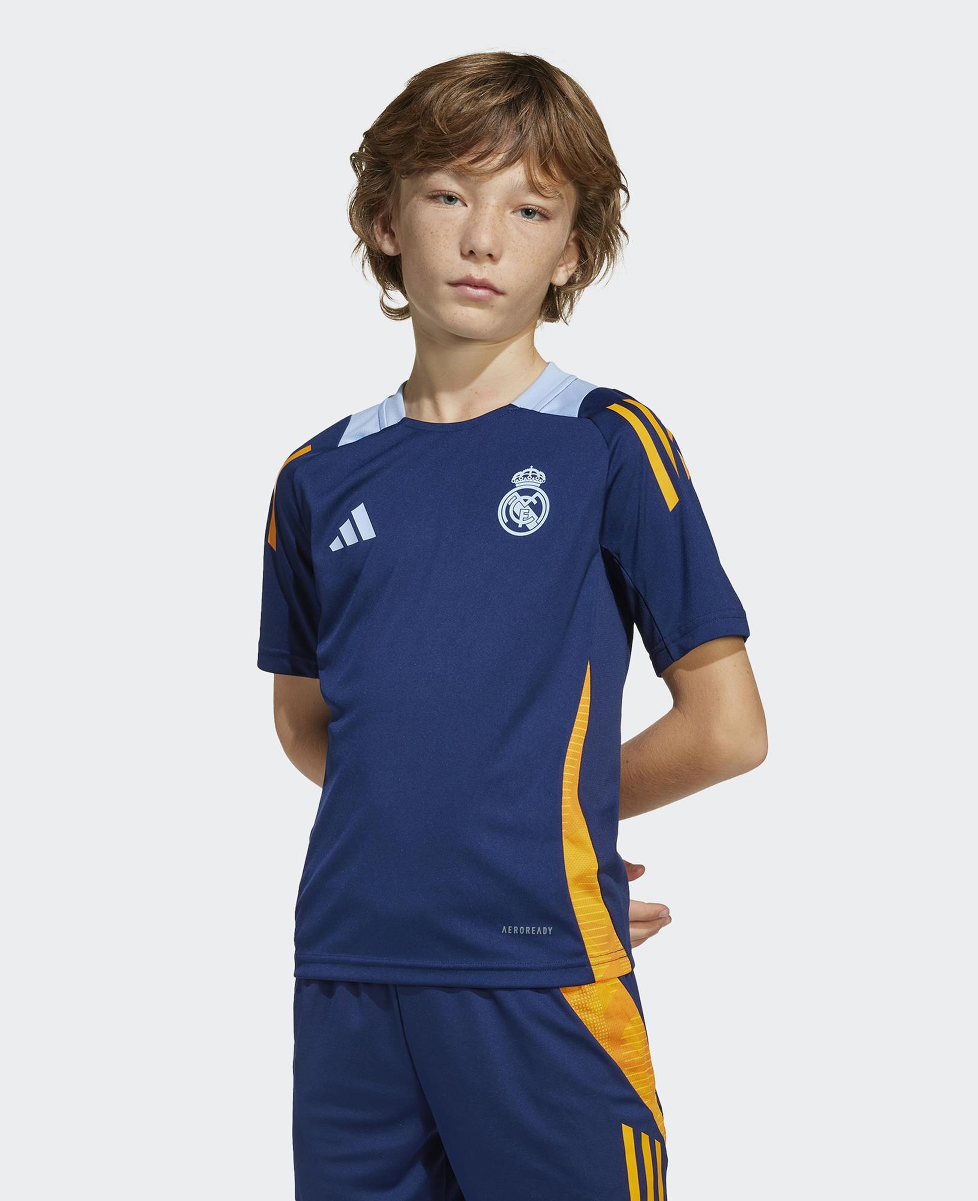 adidas Real Madrid 24-25 Tiro Çocuk Lacivert Futbol Üstü