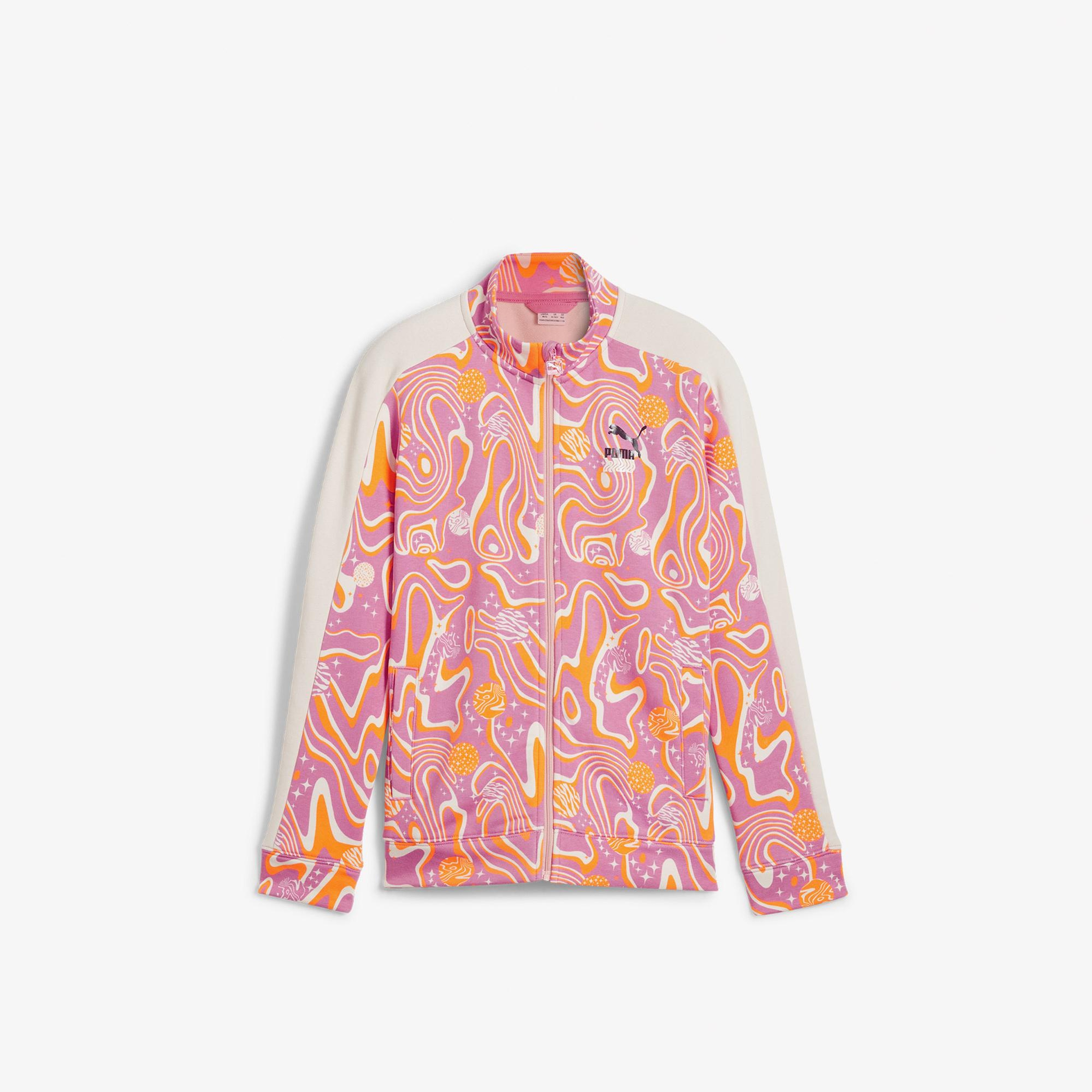Puma Track Tr Çocuk Pembe Eşofman Üstü