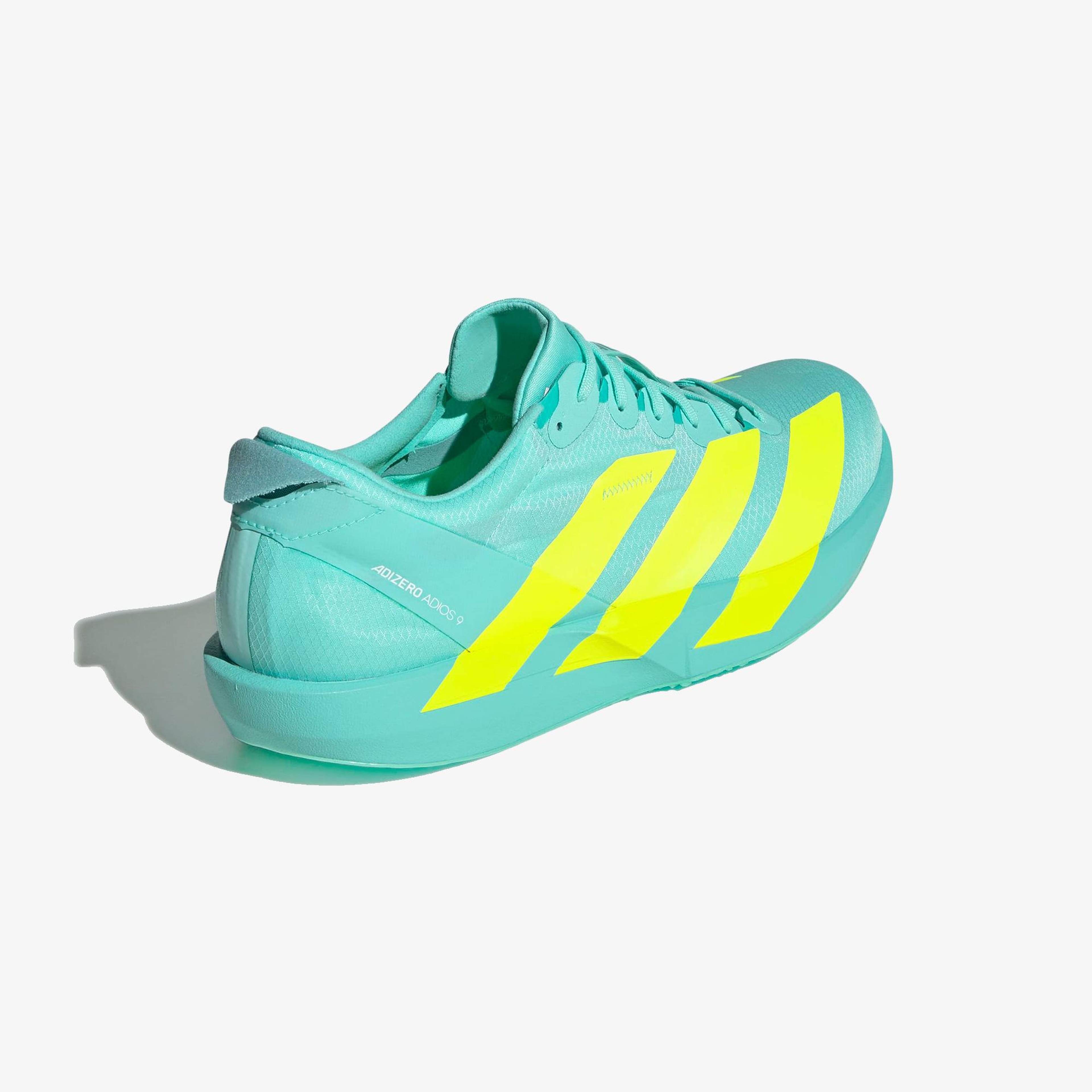 adidas Adizero Adios 9 Erkek Mavi Koşu Ayakkabısı