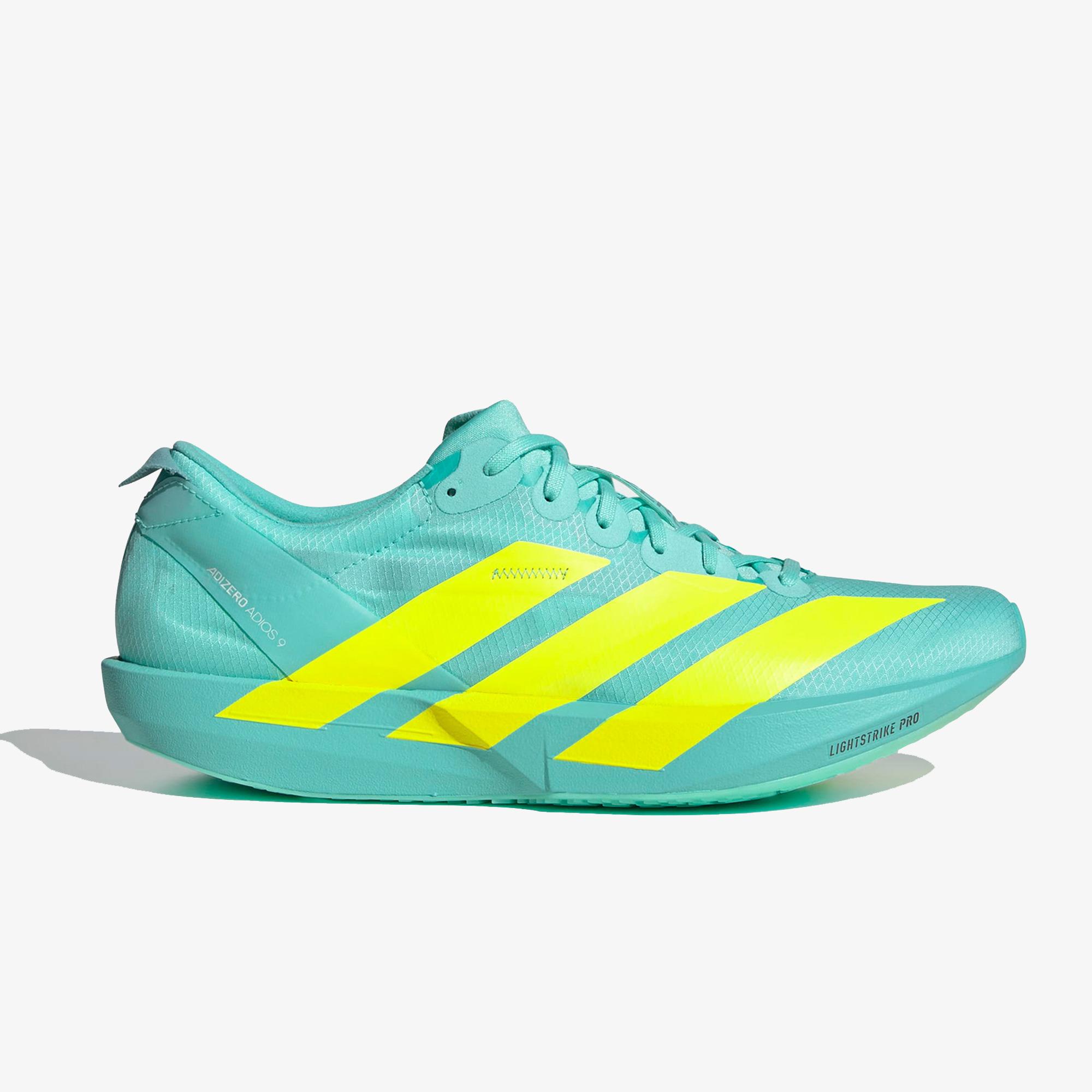 adidas Adizero Adios 9 Erkek Mavi Koşu Ayakkabısı