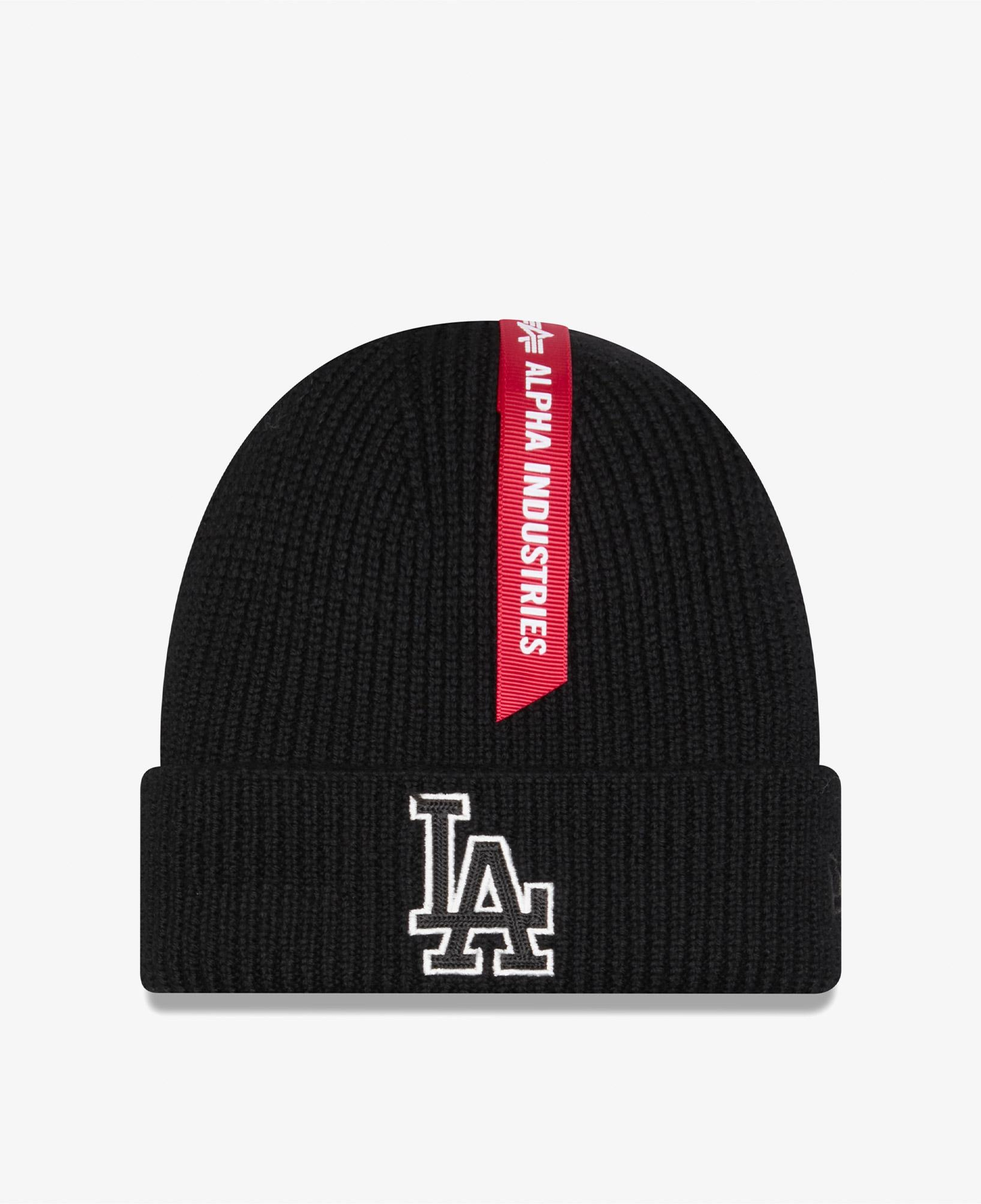 Alpha Industries x New Era LA Dodgers Short Cuff Unisex Siyah Bere