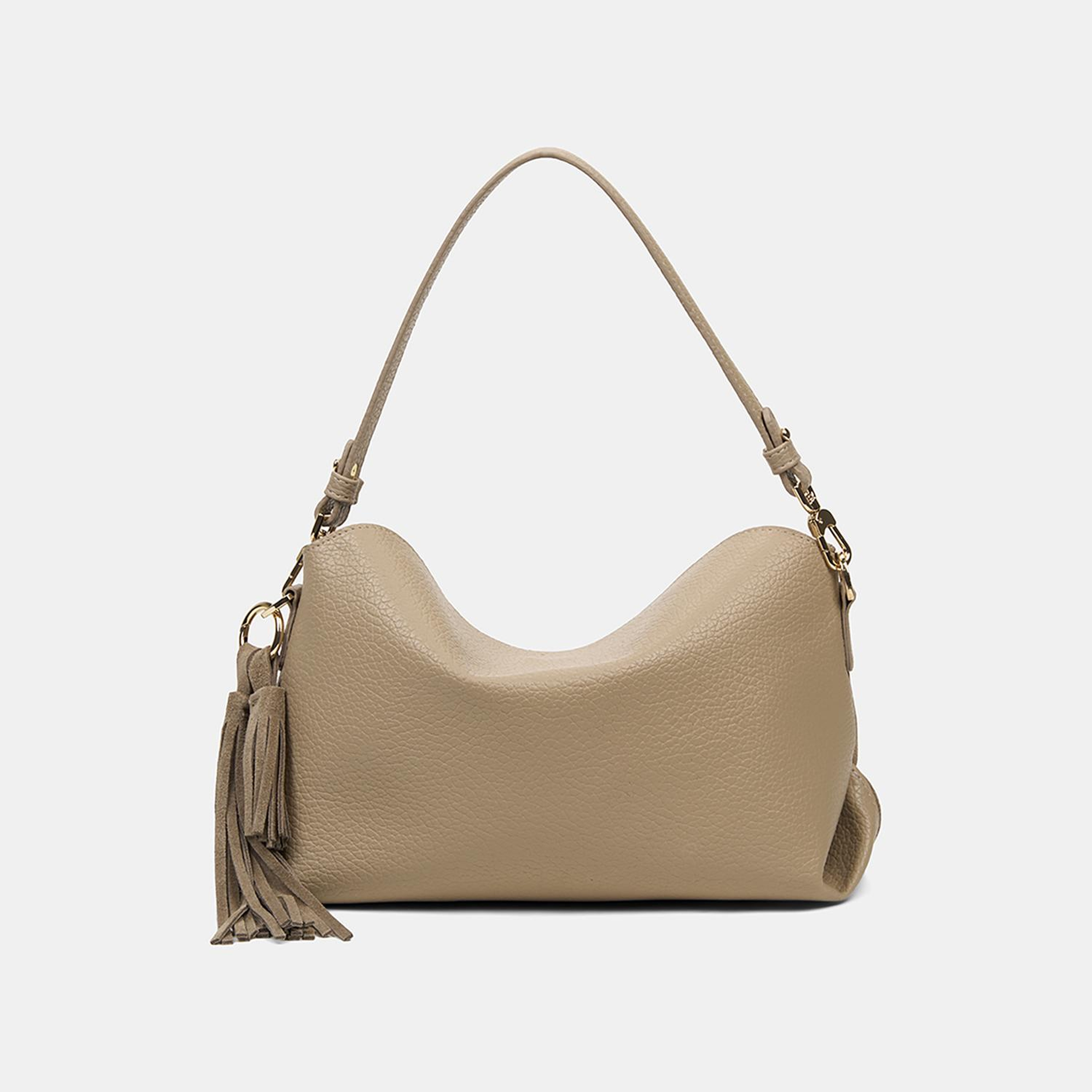 Kadın Bej Omuz Askılı El Çantası