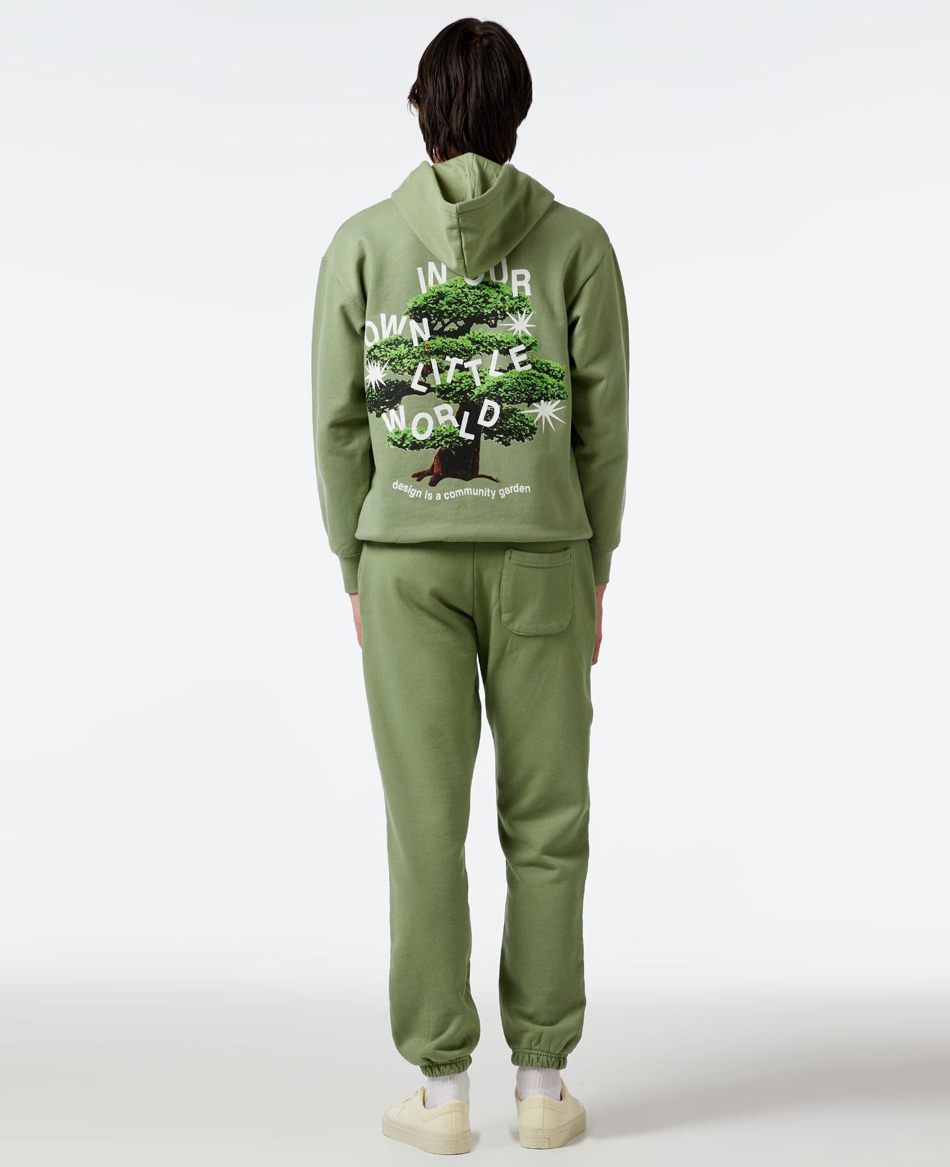 Market Vintage Wash Arc Erkek Yeşil Eşofman Altı