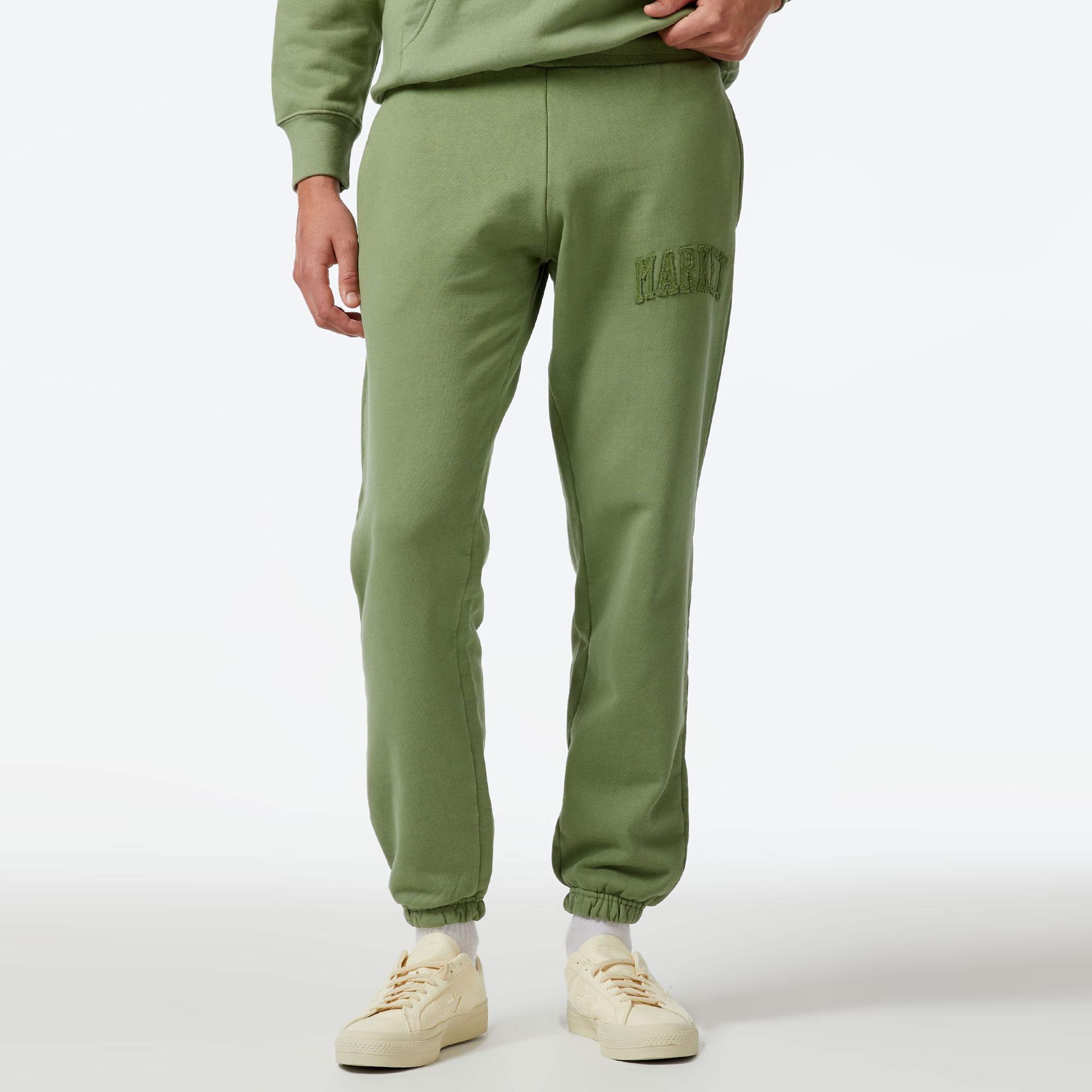 Market Vintage Wash Arc Erkek Yeşil Eşofman Altı