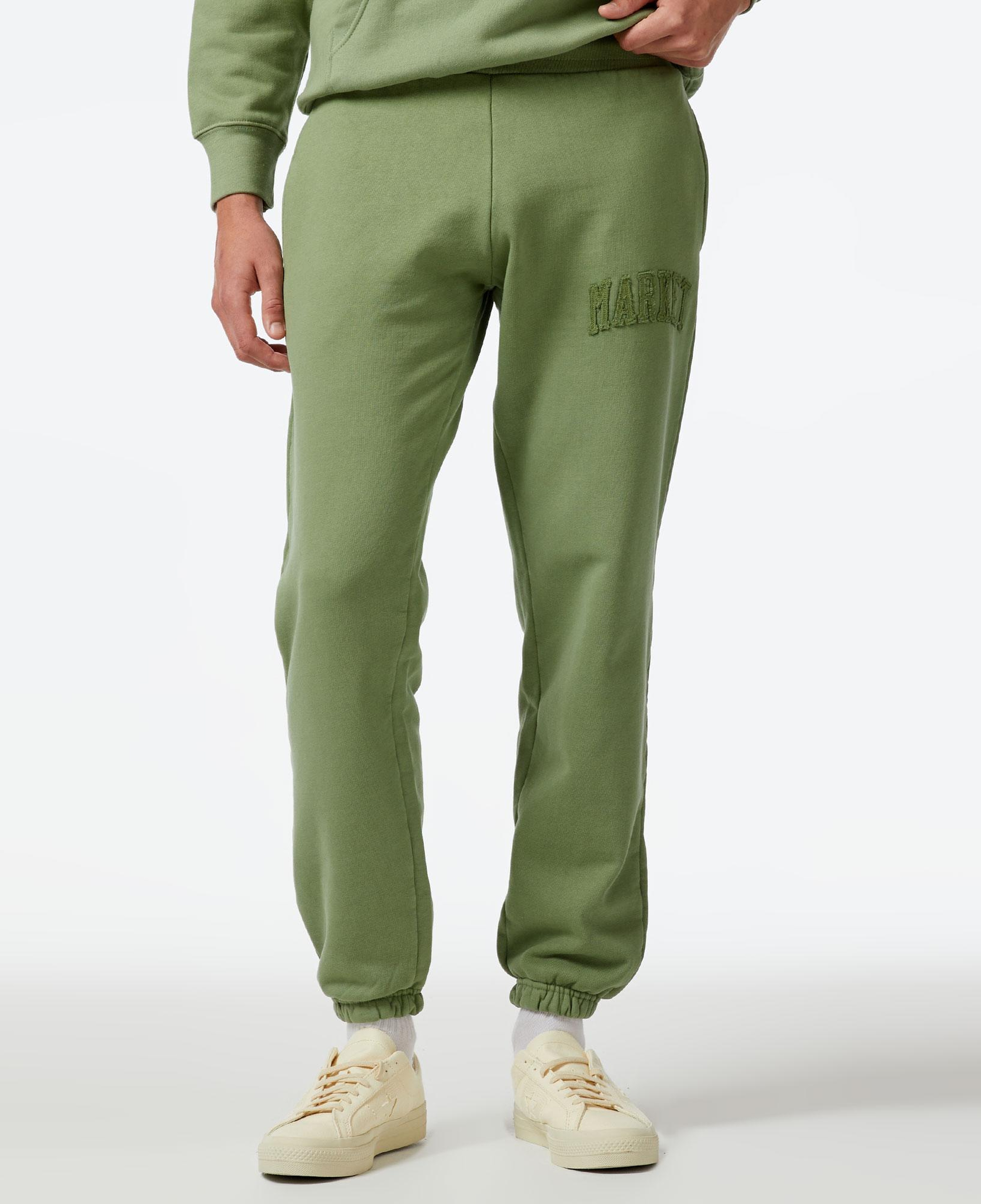 Market Vintage Wash Arc Erkek Yeşil Eşofman Altı