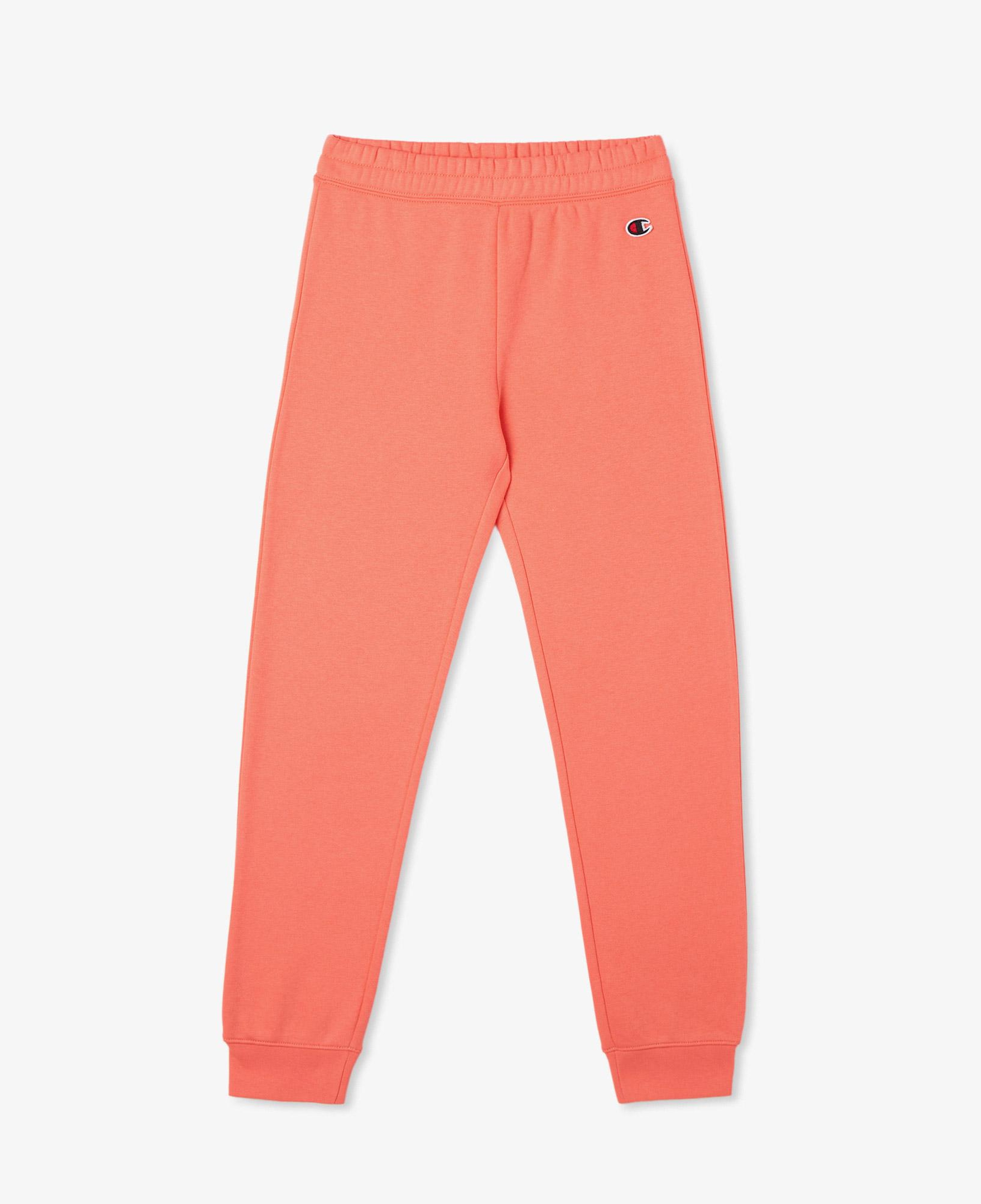 Champion Slim Fleece Jogger Çocuk Turuncu Eşofman Altı