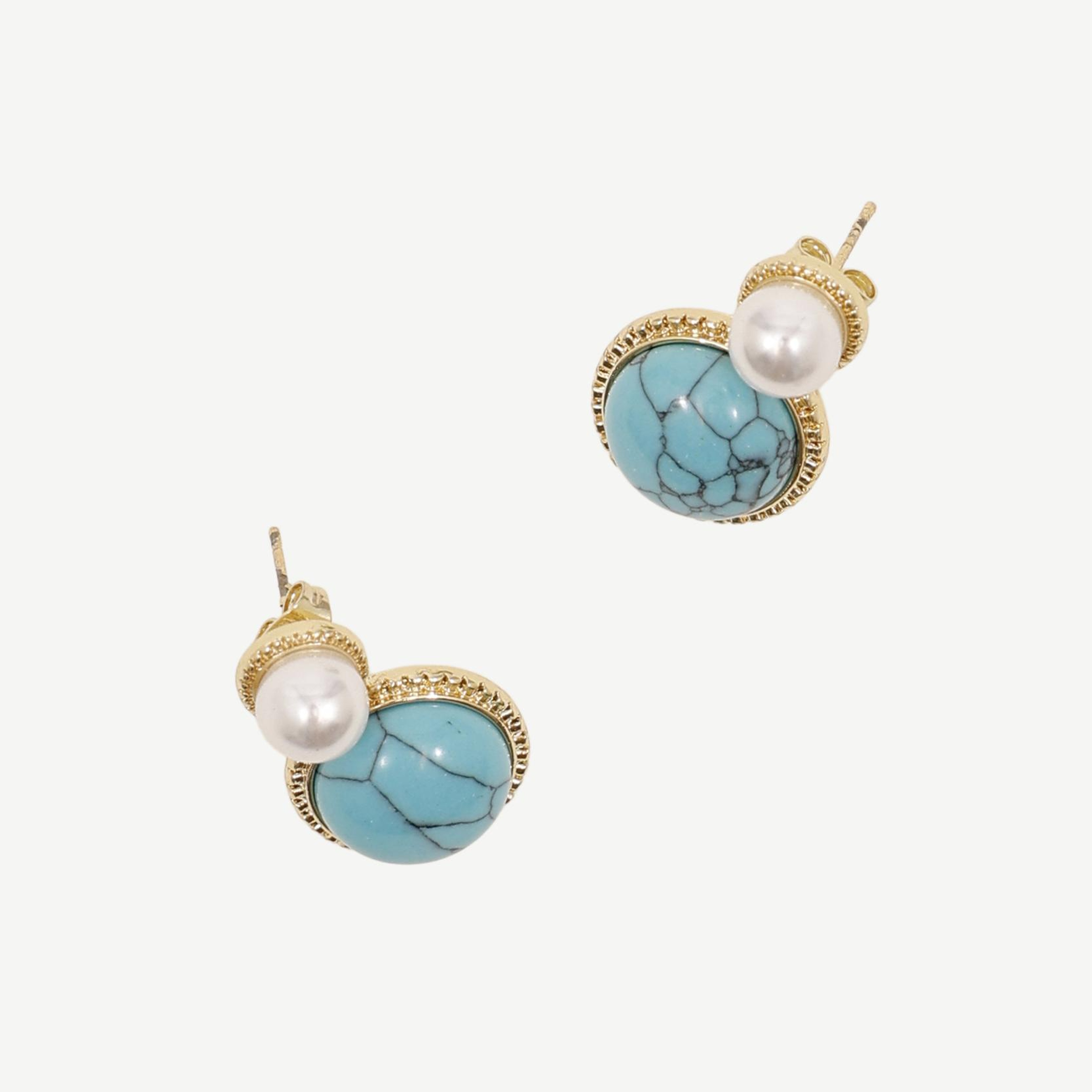 YARGICI Doğal Taş İçerikli Küpe