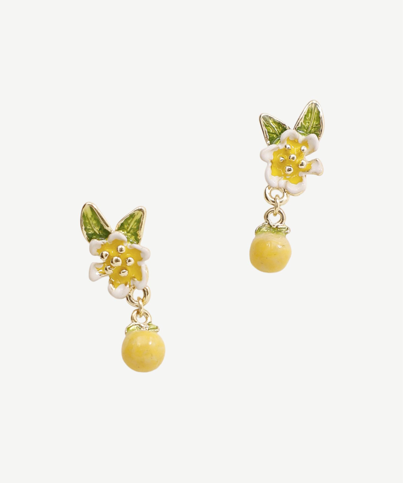 YARGICI Limon Figürlü Küpe