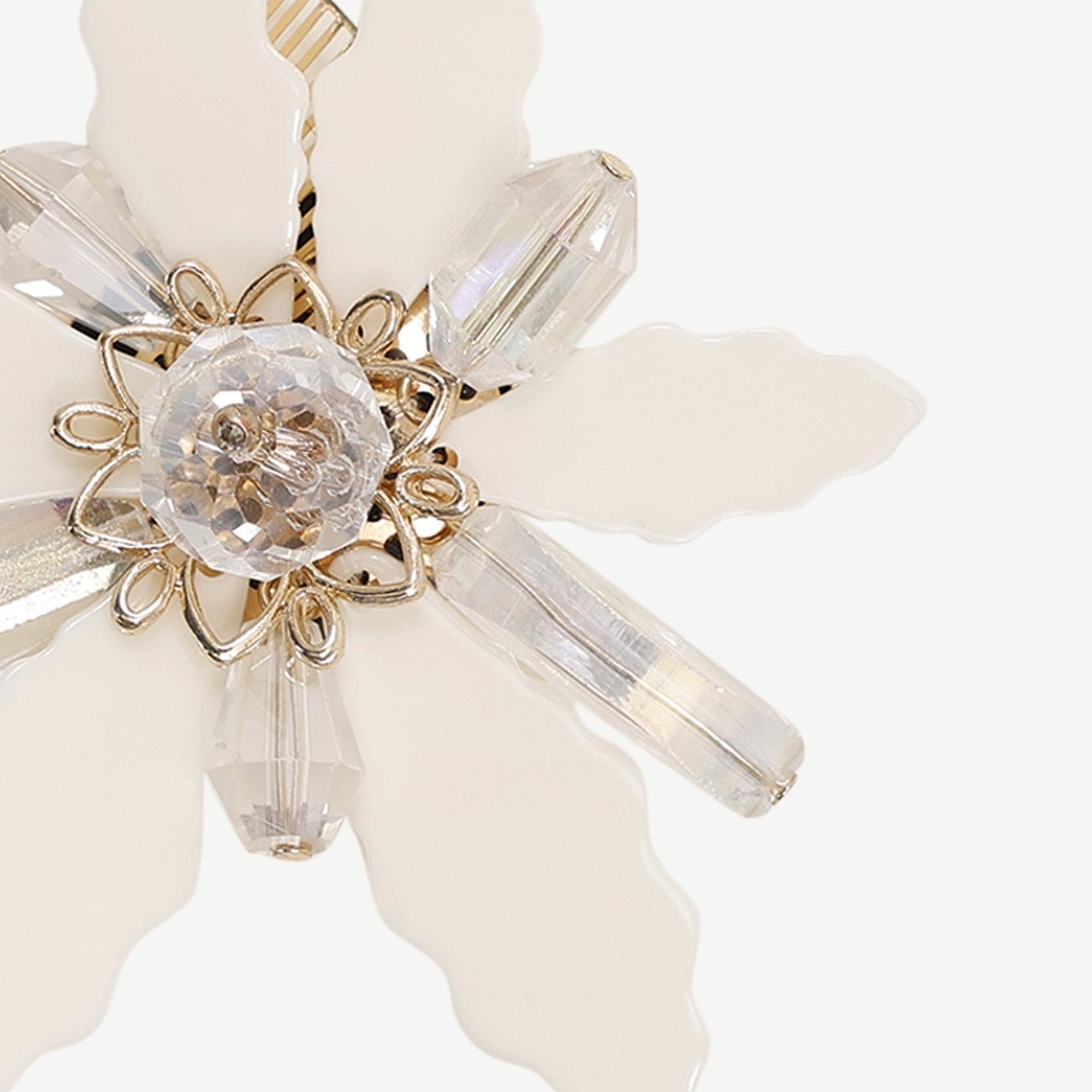 YARGICI Çiçek Formlu Broş