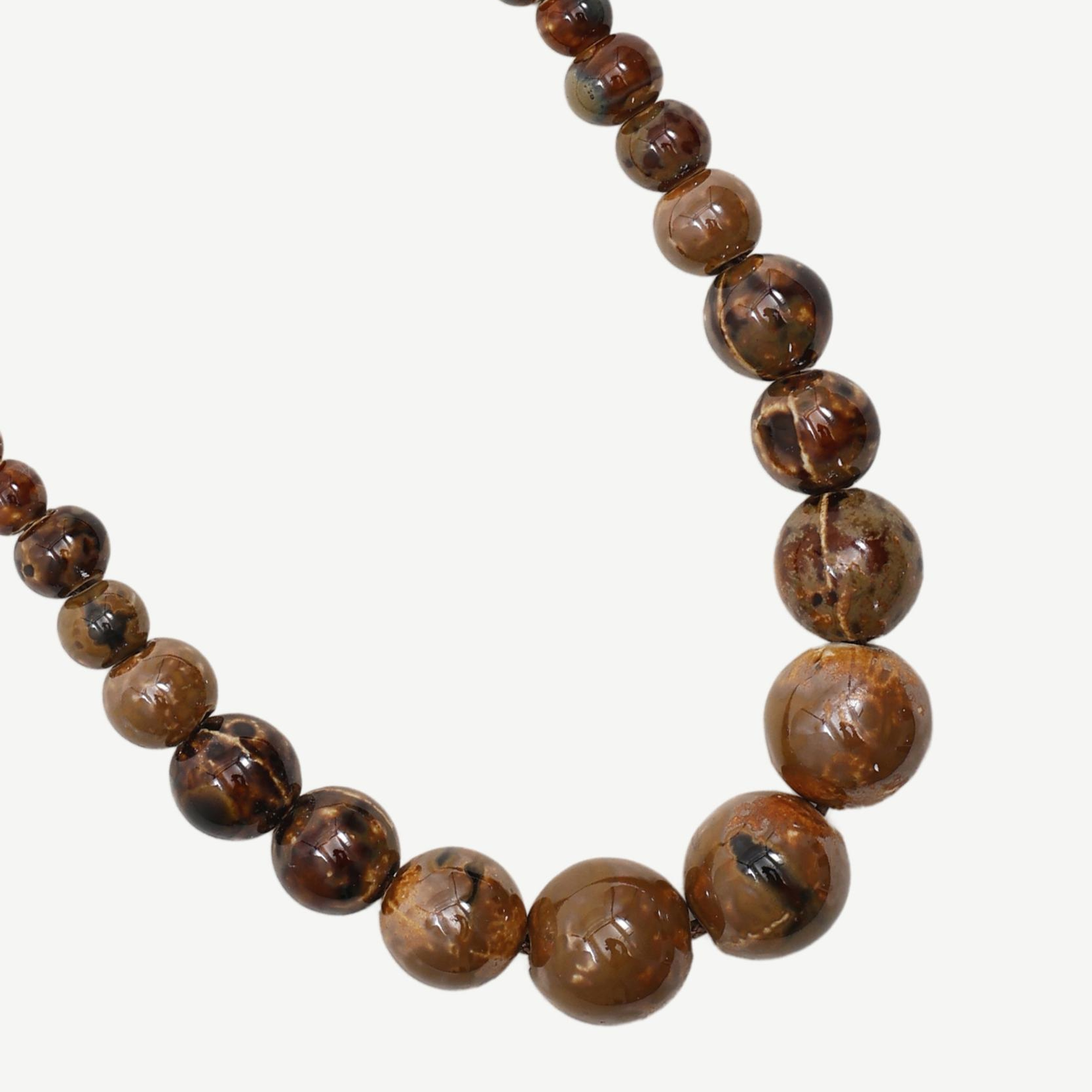 YARGICI Seramik Boncuklu İp Kolye