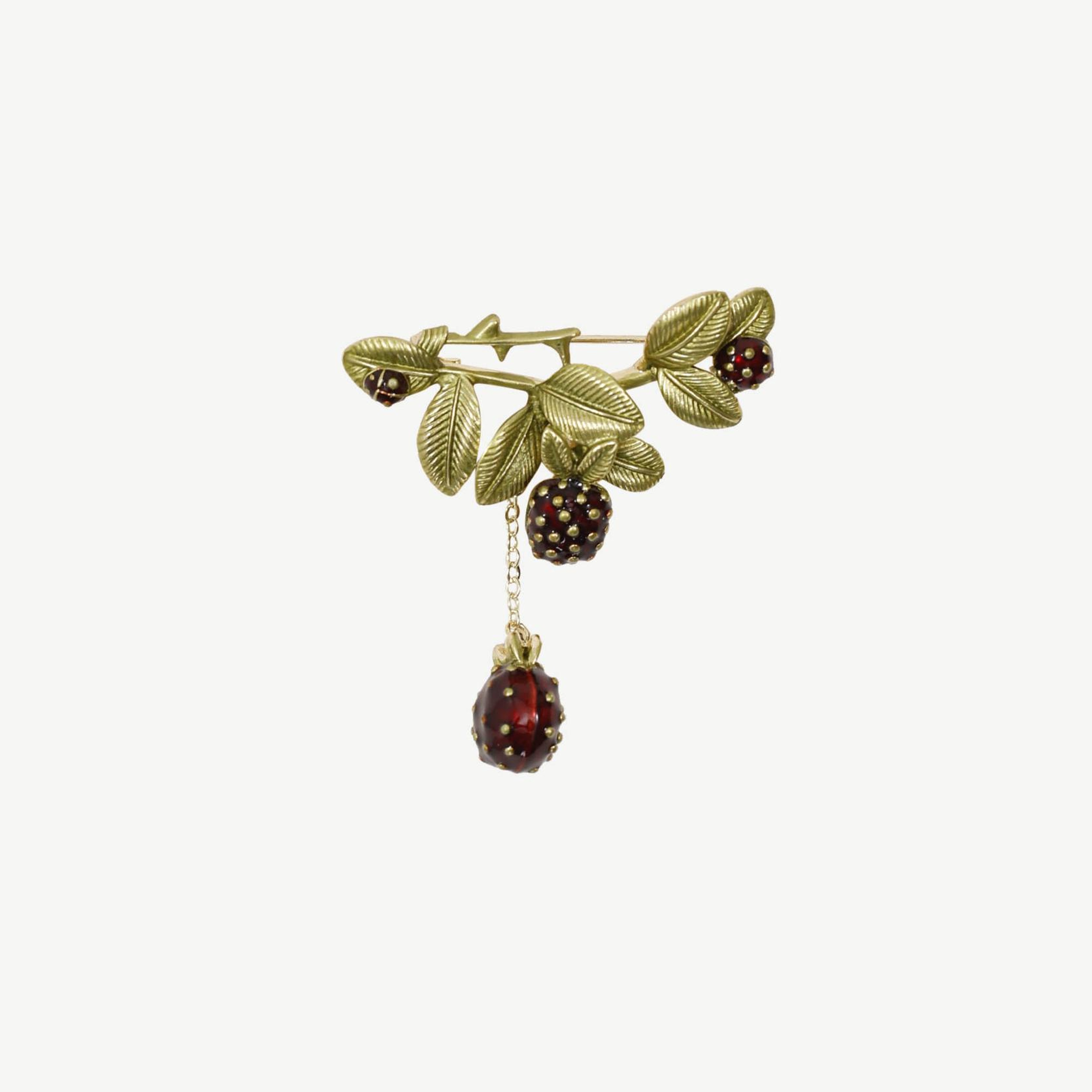 YARGICI Meyve Figürlü Broş