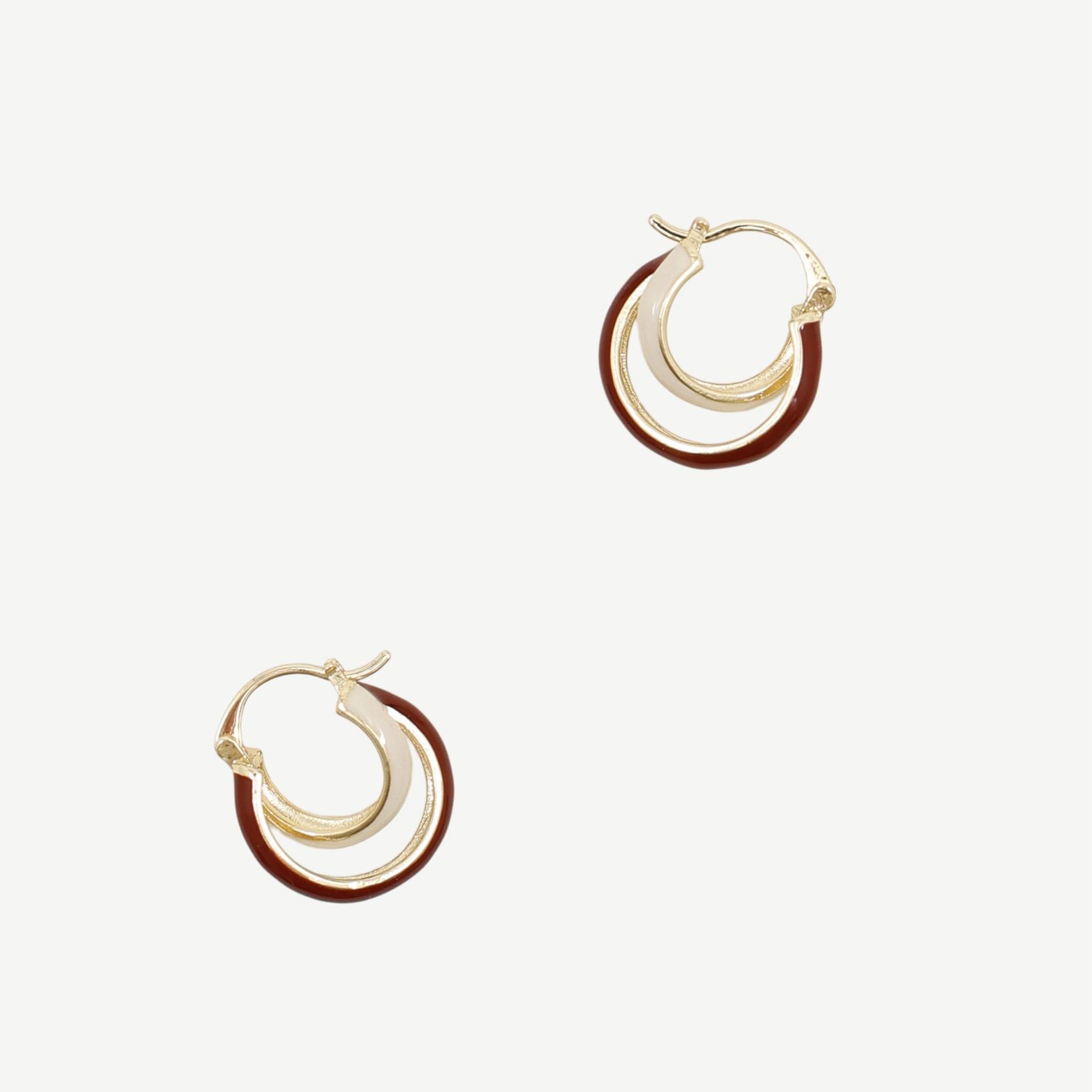 YARGICI Üç Sıralı Küpe