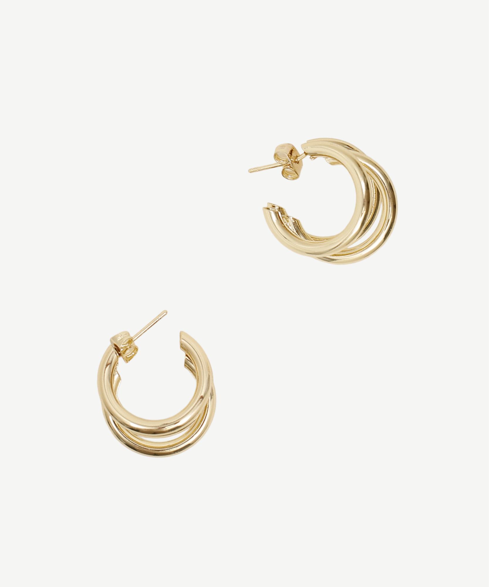 YARGICI Üç Sıralı Küpe