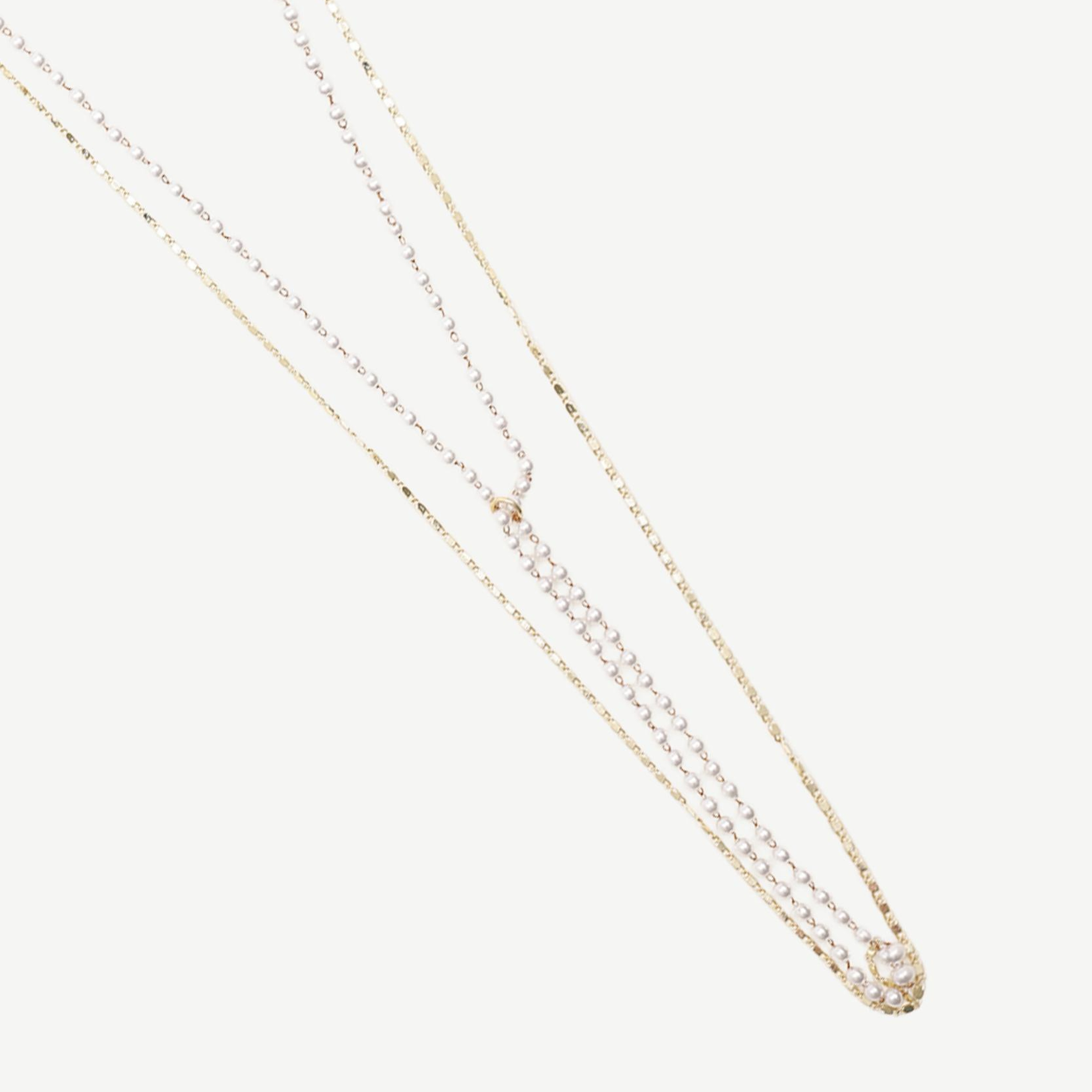 YARGICI Sıralı Zincir Detaylı Kolye