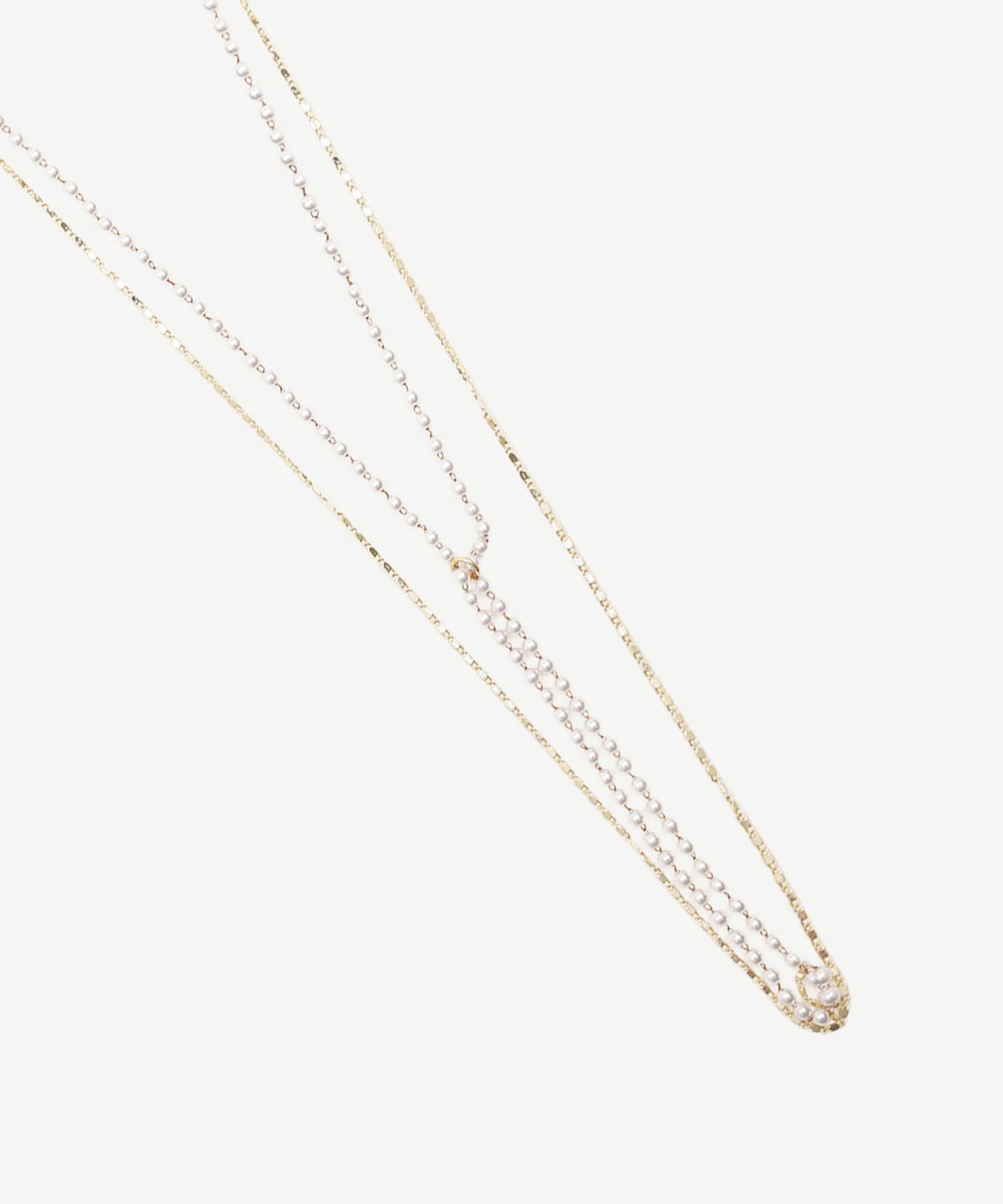 YARGICI Sıralı Zincir Detaylı Kolye