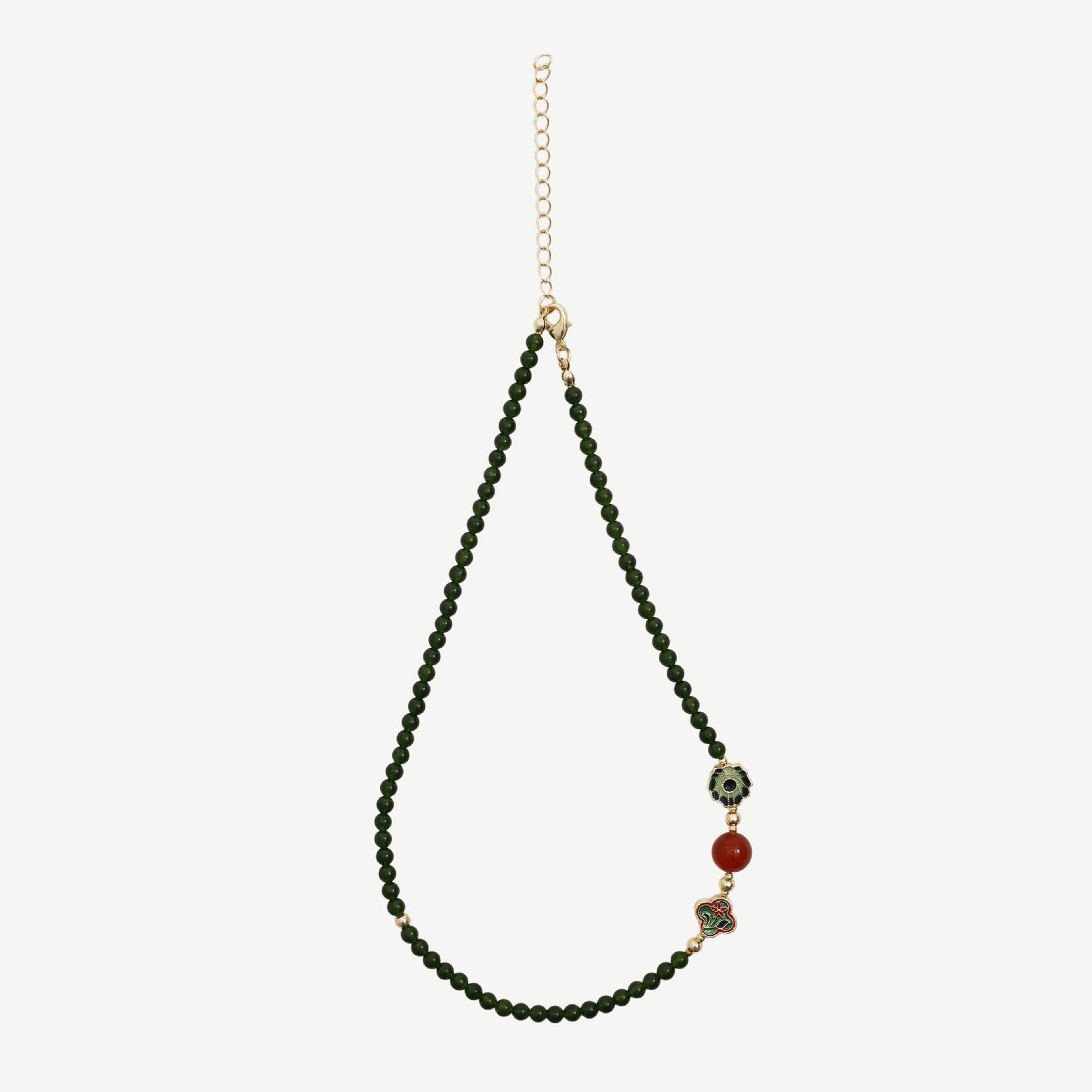 YARGICI Akik İçerikli Kolye