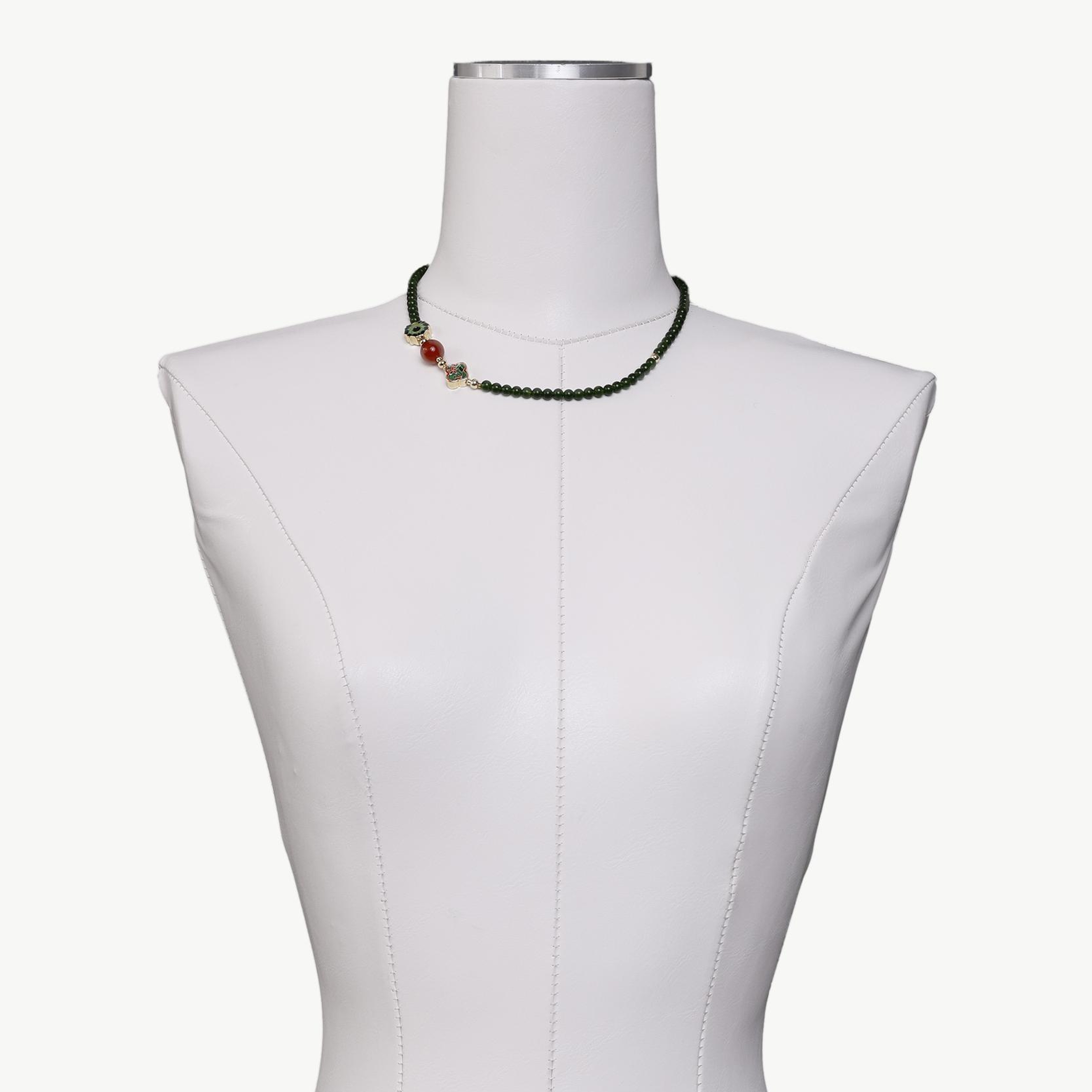 YARGICI Akik İçerikli Kolye