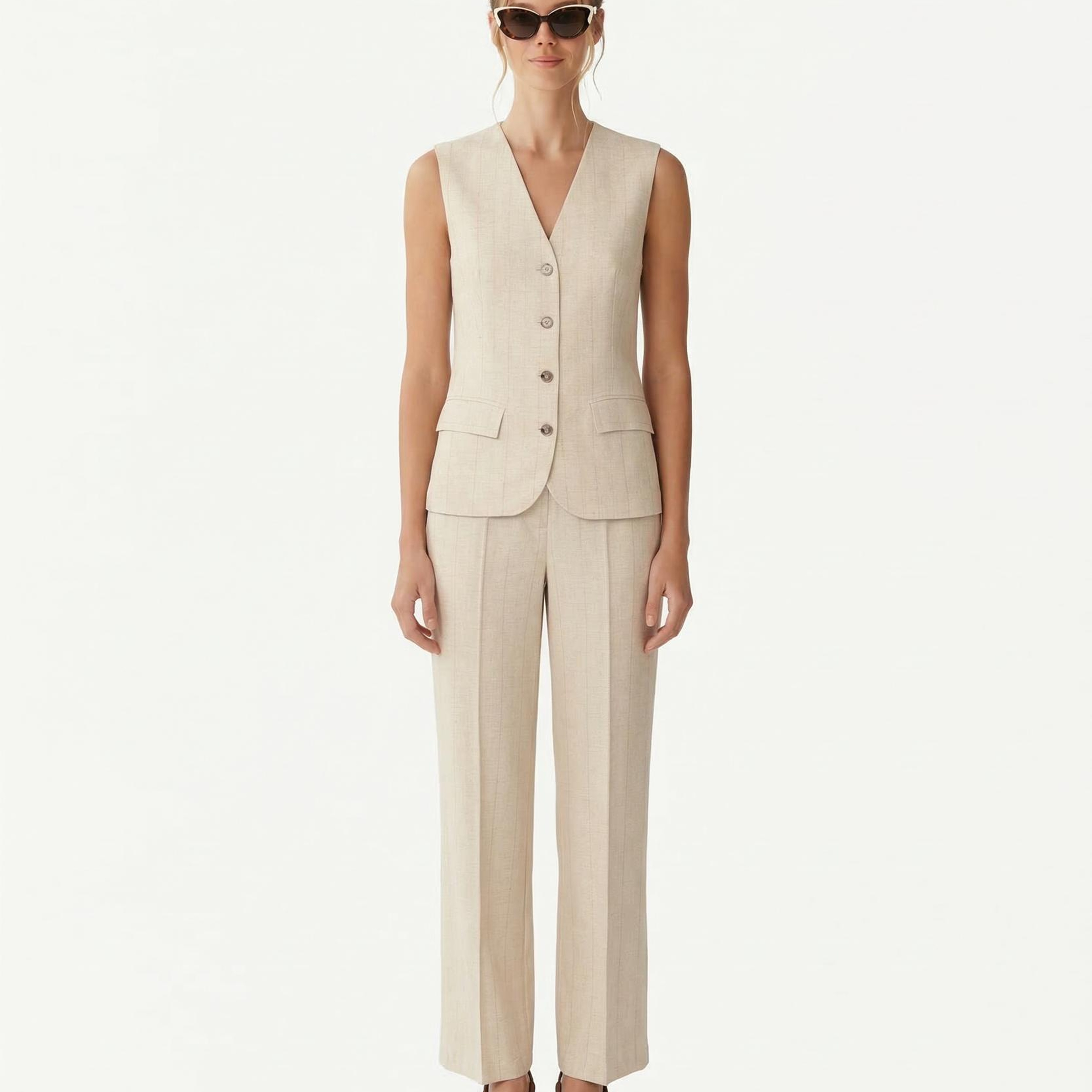 YARGICI Fitted V Yaka Kolsuz Bluz