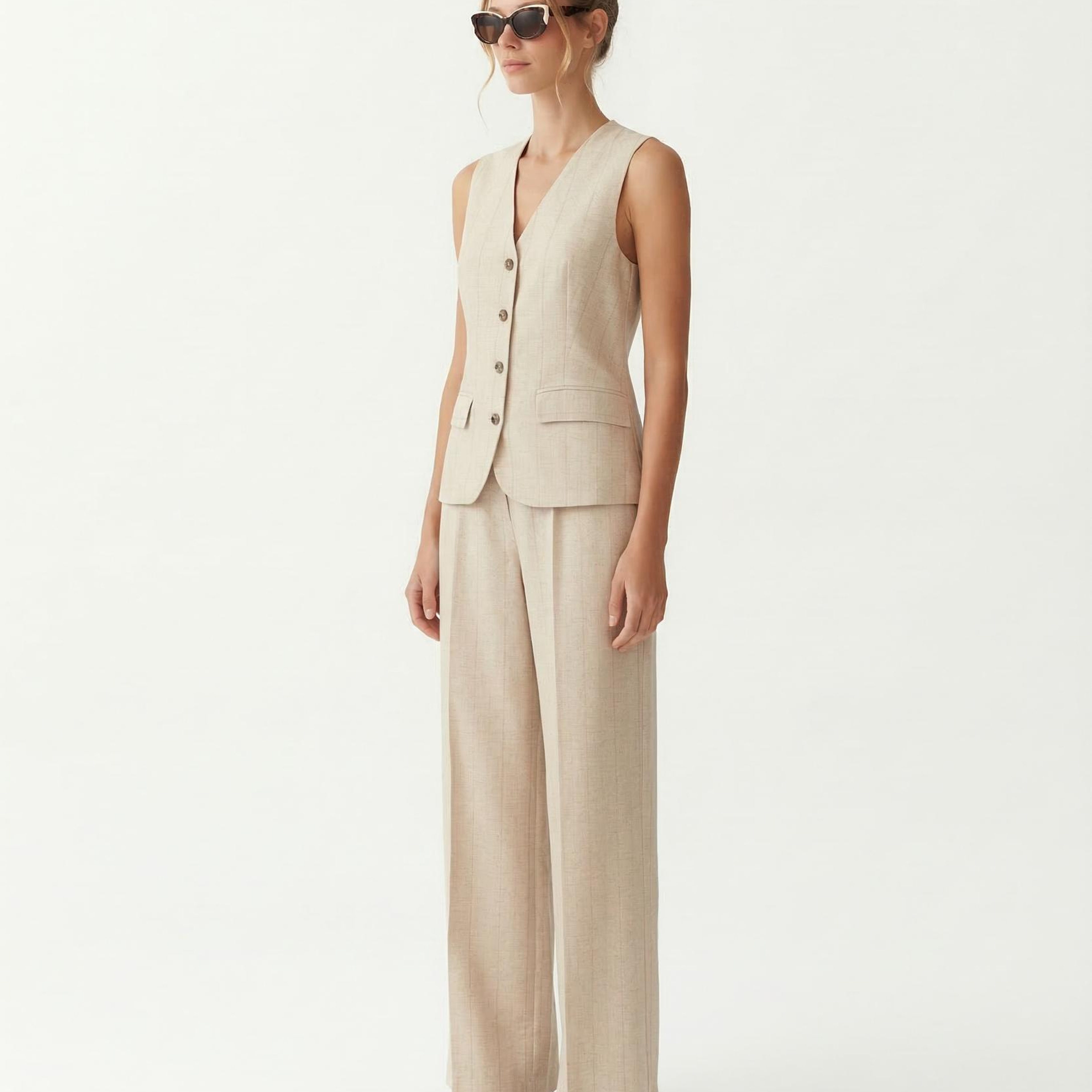 YARGICI Fitted V Yaka Kolsuz Bluz