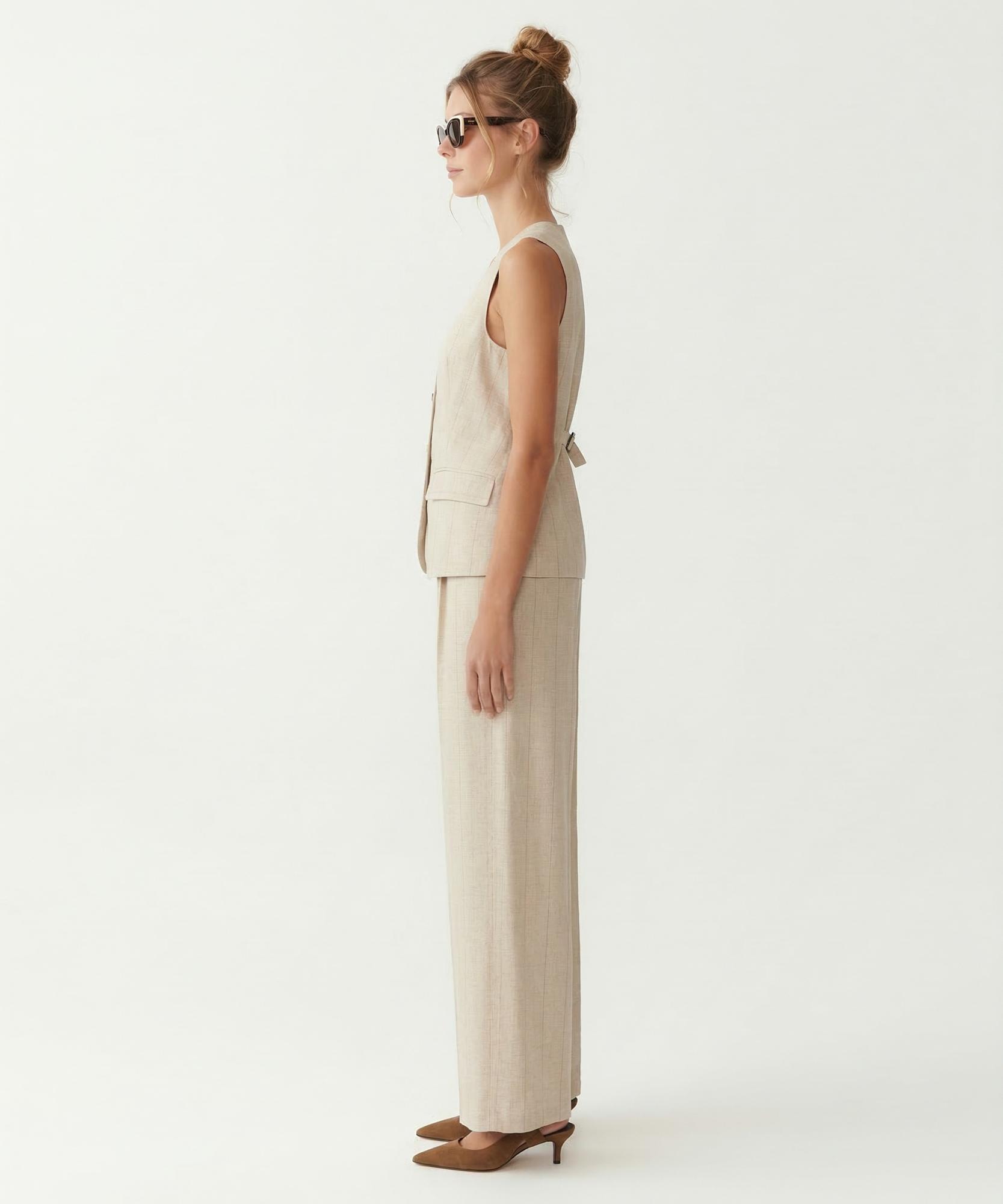 YARGICI Fitted V Yaka Kolsuz Bluz