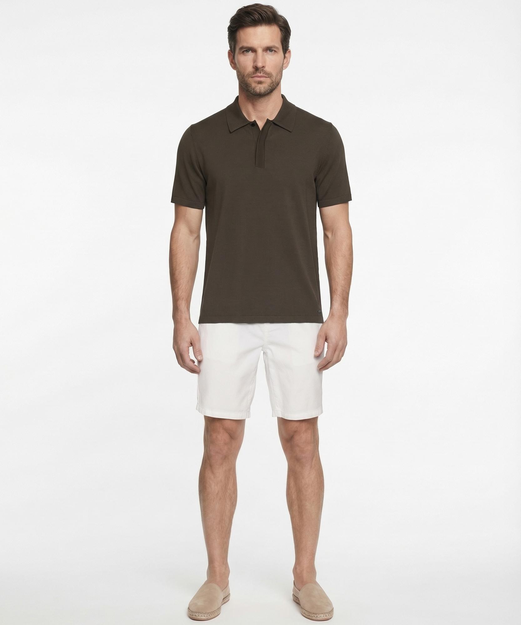 YARGICI Regular Polo Yaka Kısa Kol Kazak