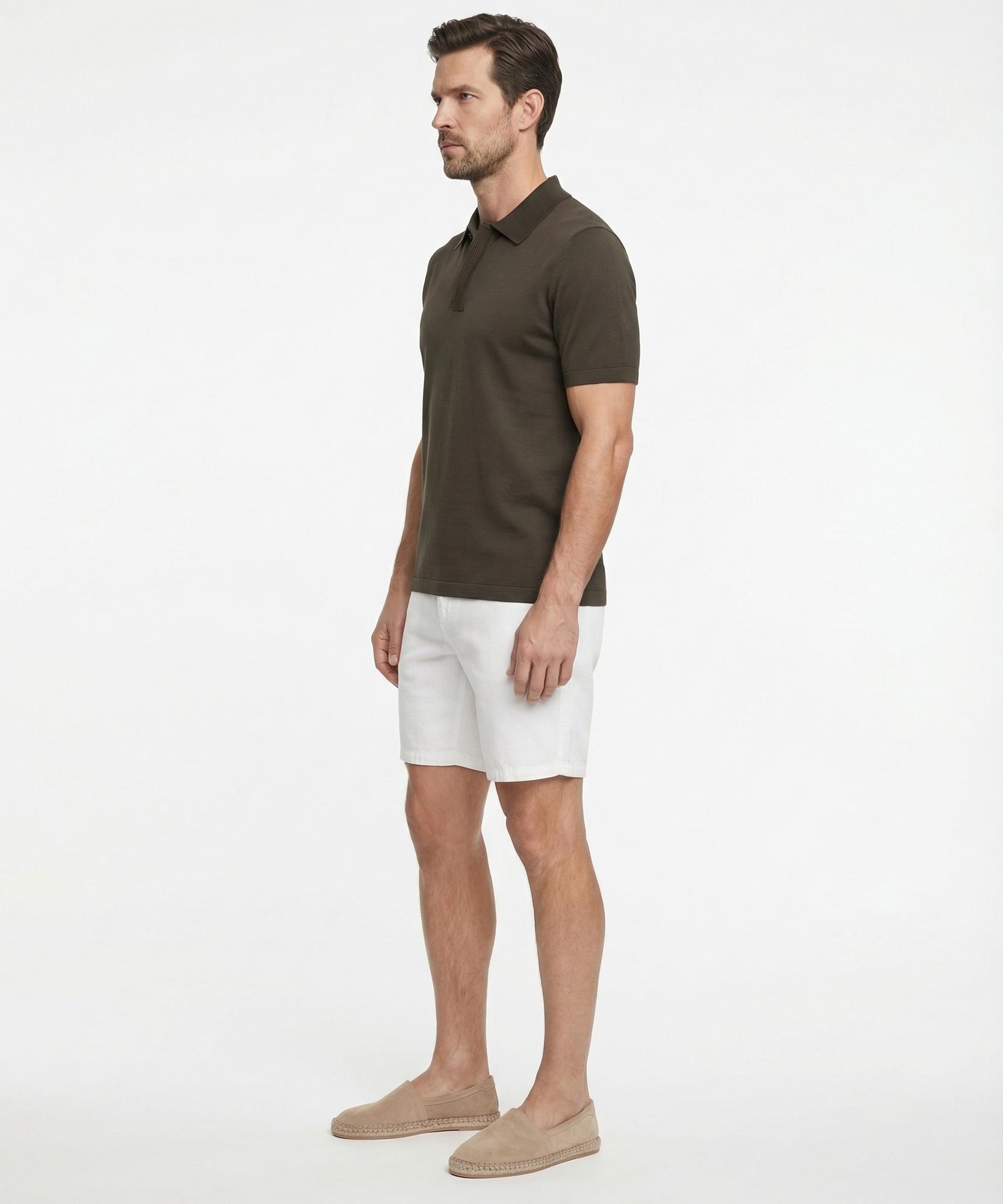 YARGICI Regular Polo Yaka Kısa Kol Kazak