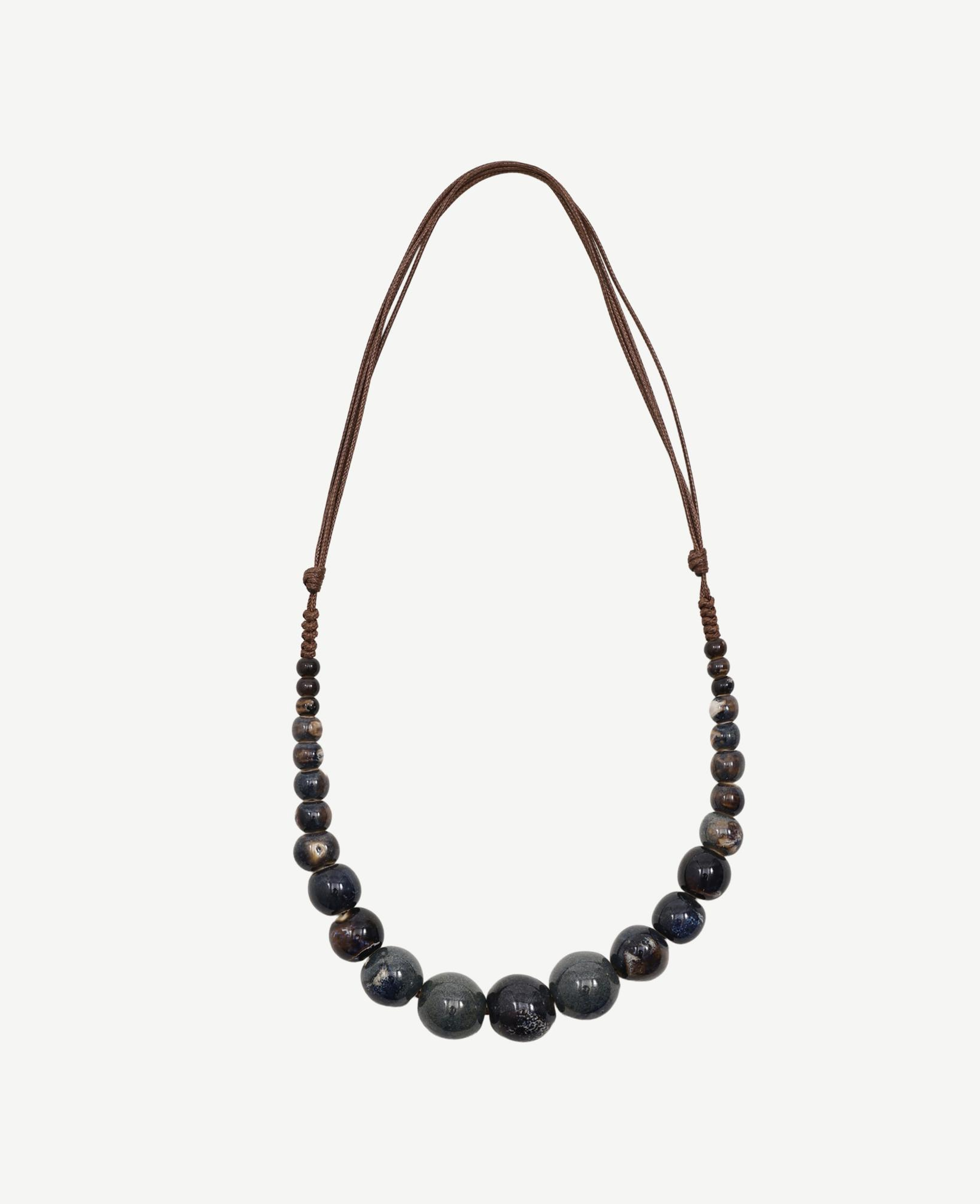 YARGICI Seramik Boncuklu İp Kolye