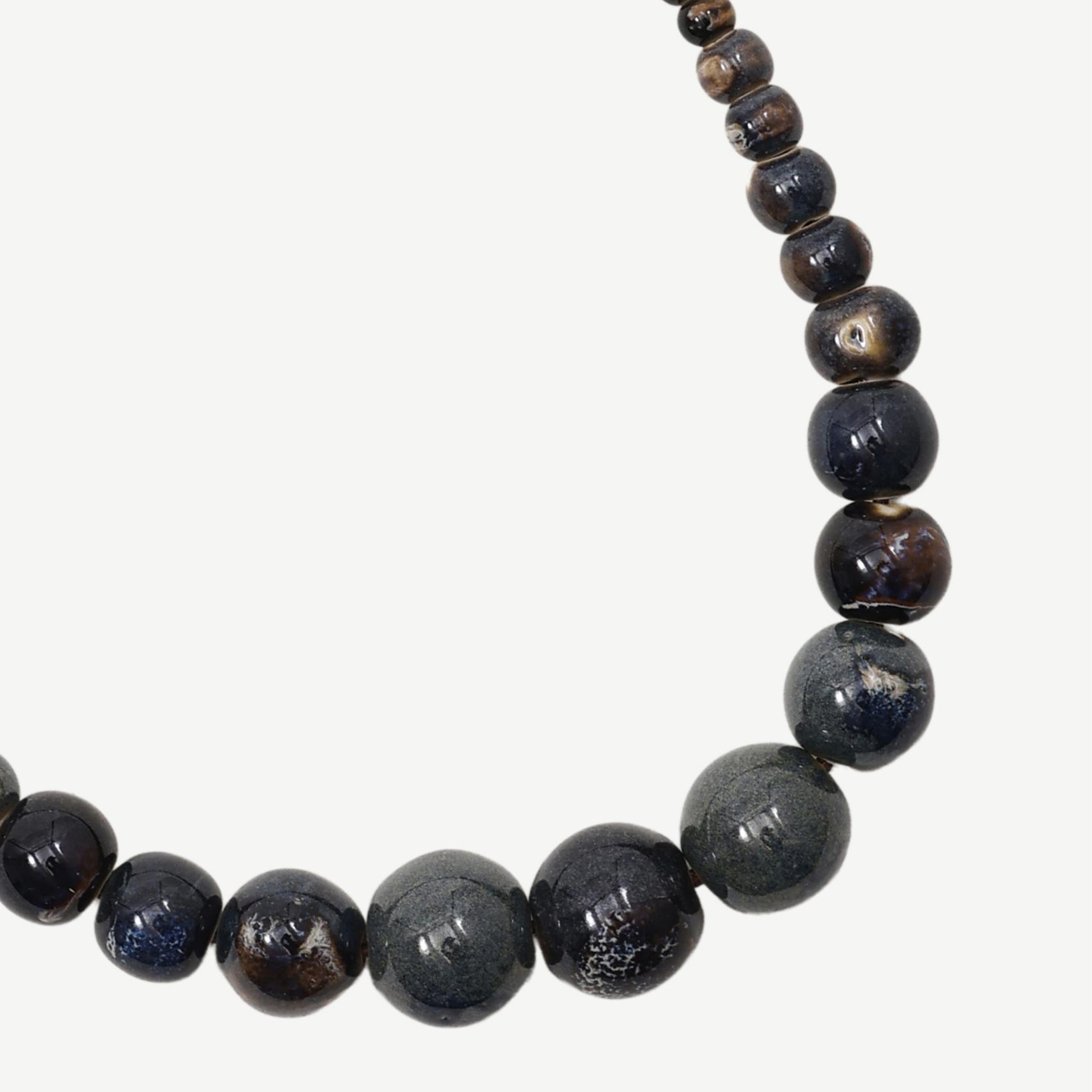 YARGICI Seramik Boncuklu İp Kolye