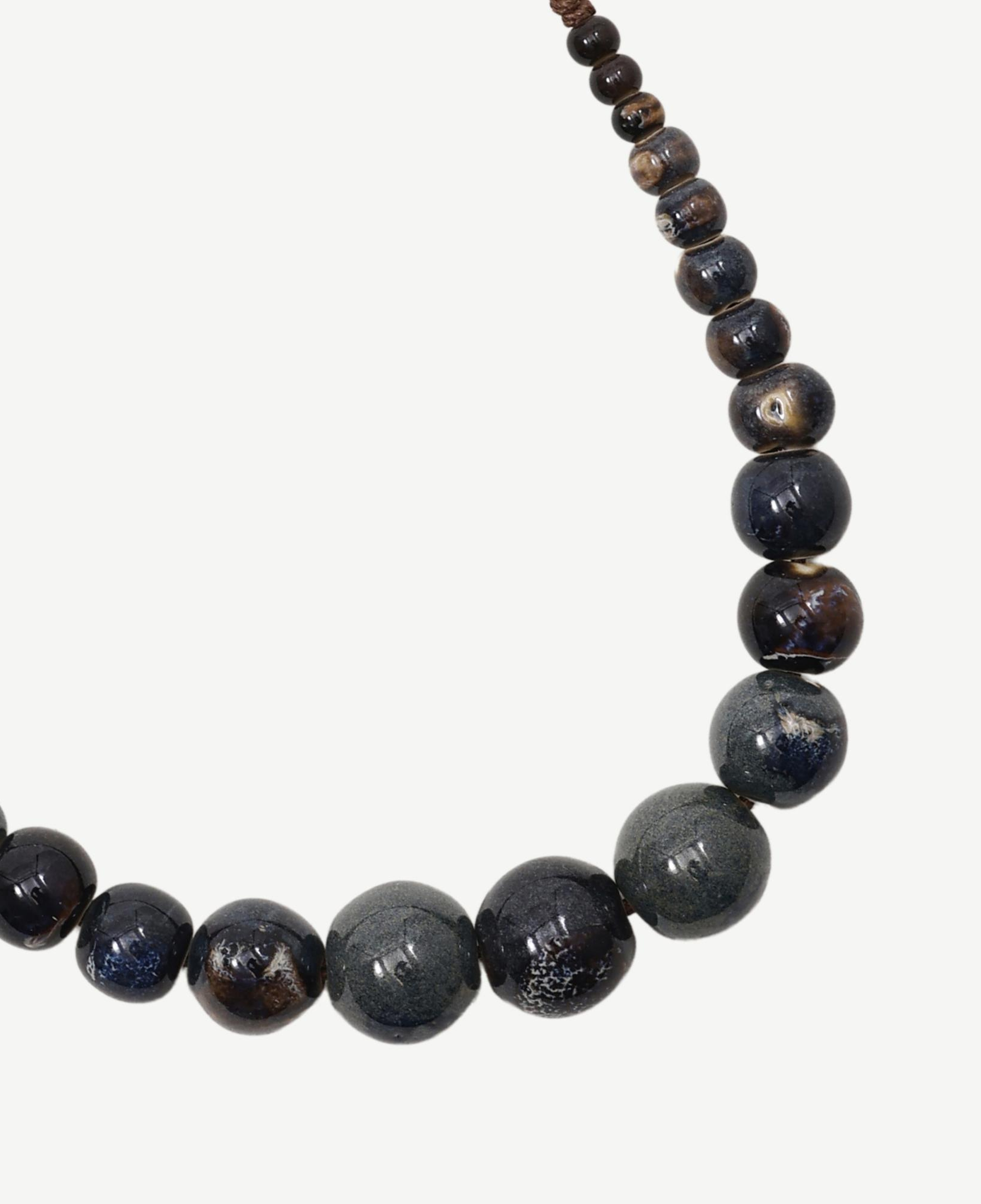 YARGICI Seramik Boncuklu İp Kolye