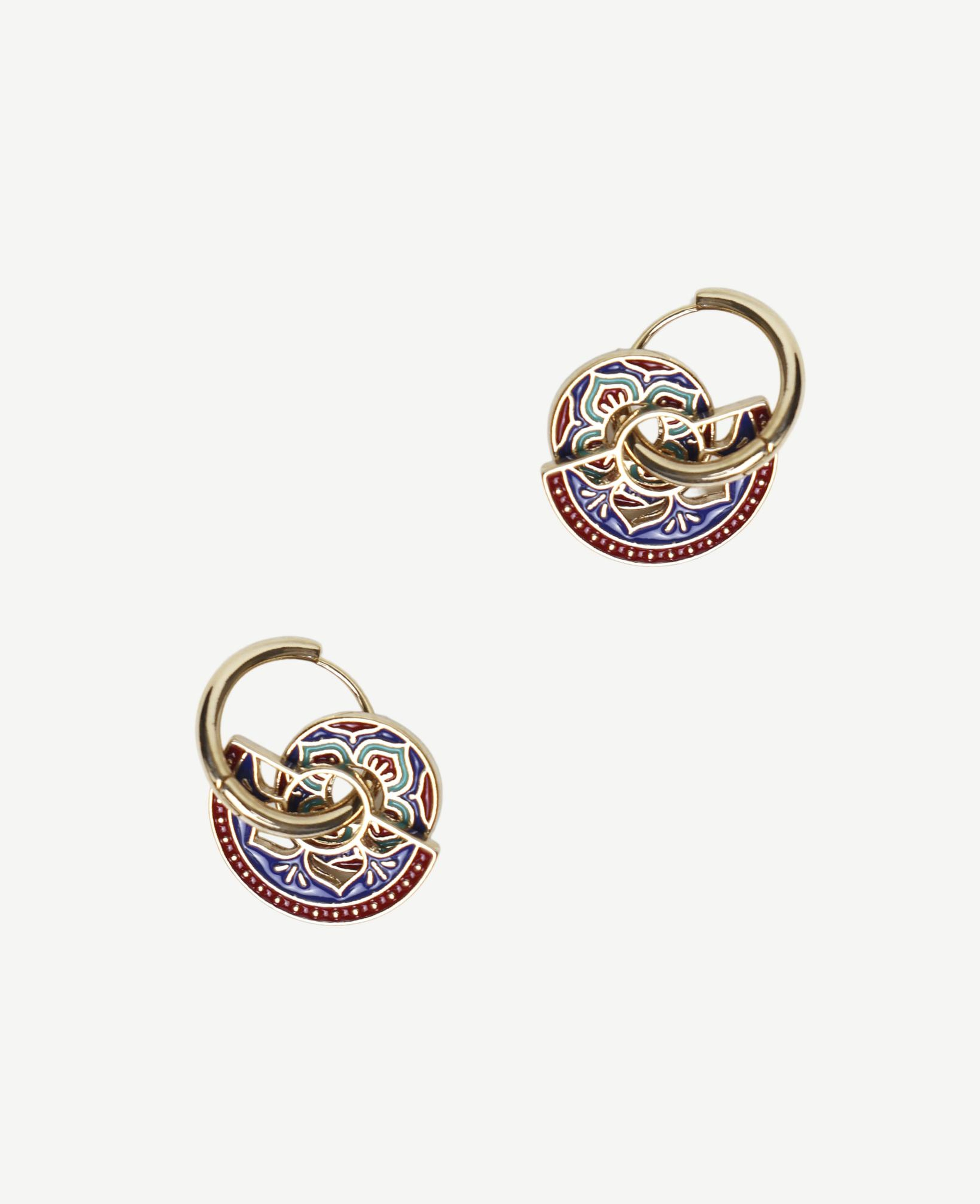 YARGICI Çıkarılabilir Aksesuarlı Halka Küpe