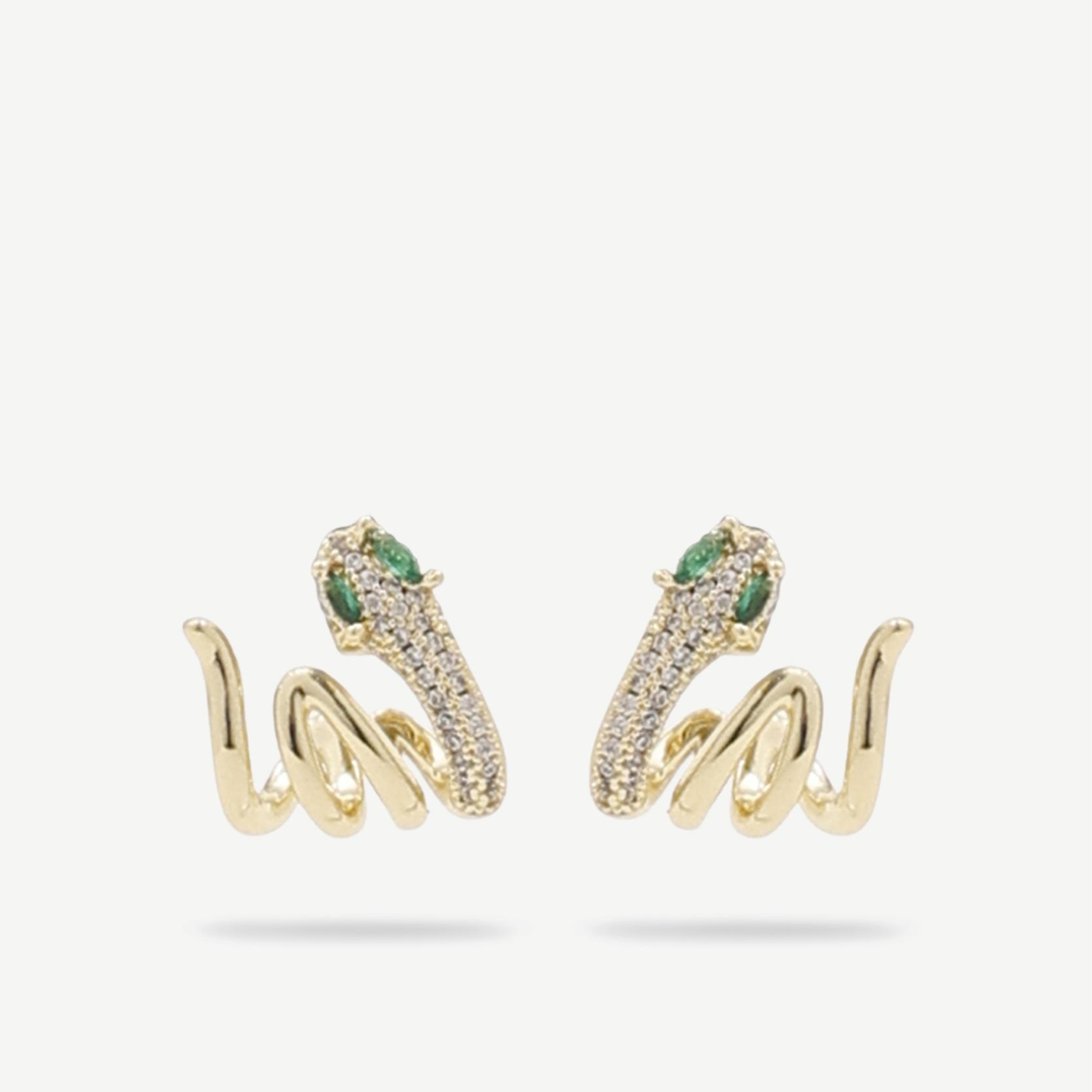 YARGICI Yılan Figürlü Küpe