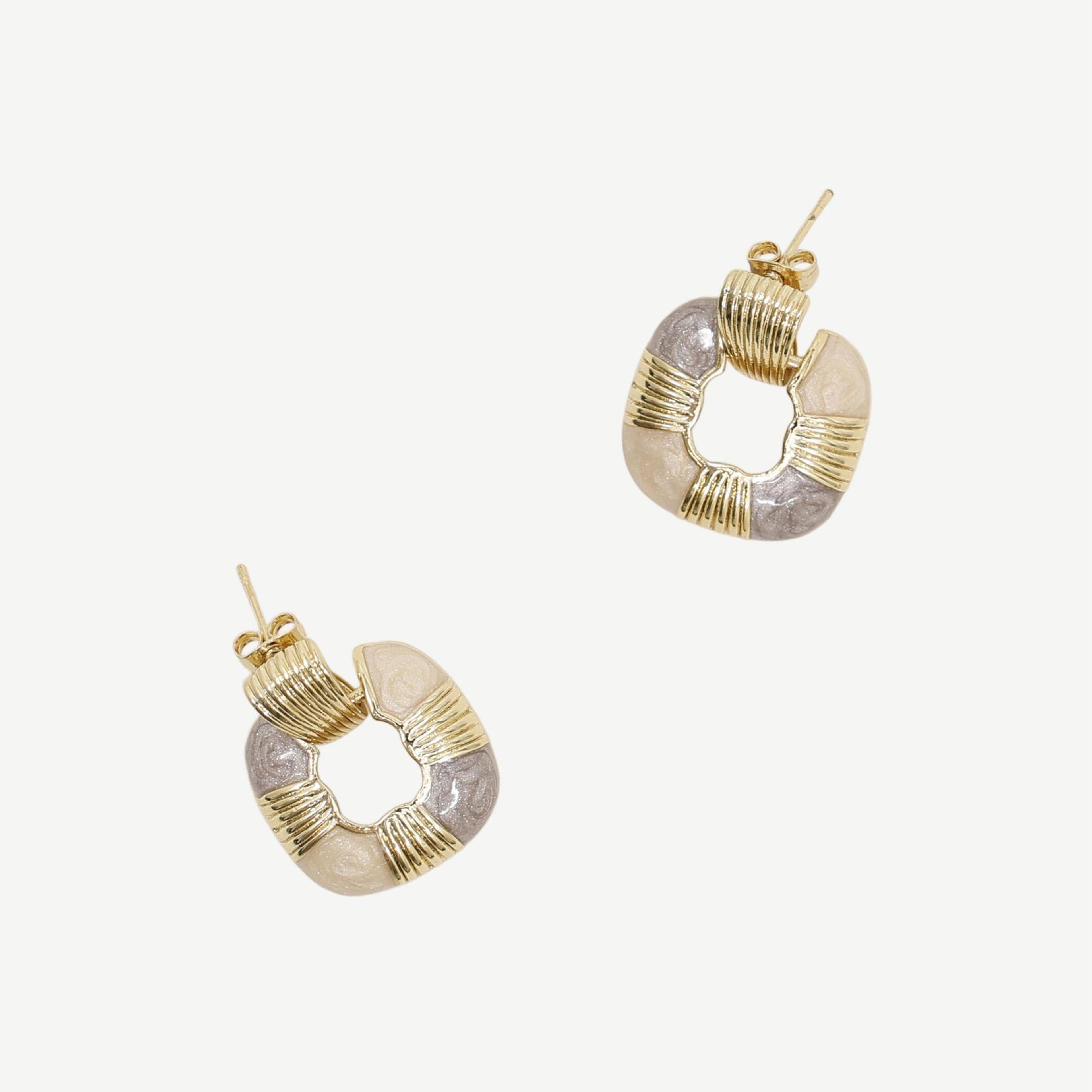 YARGICI Geometrik Formlu Küpe