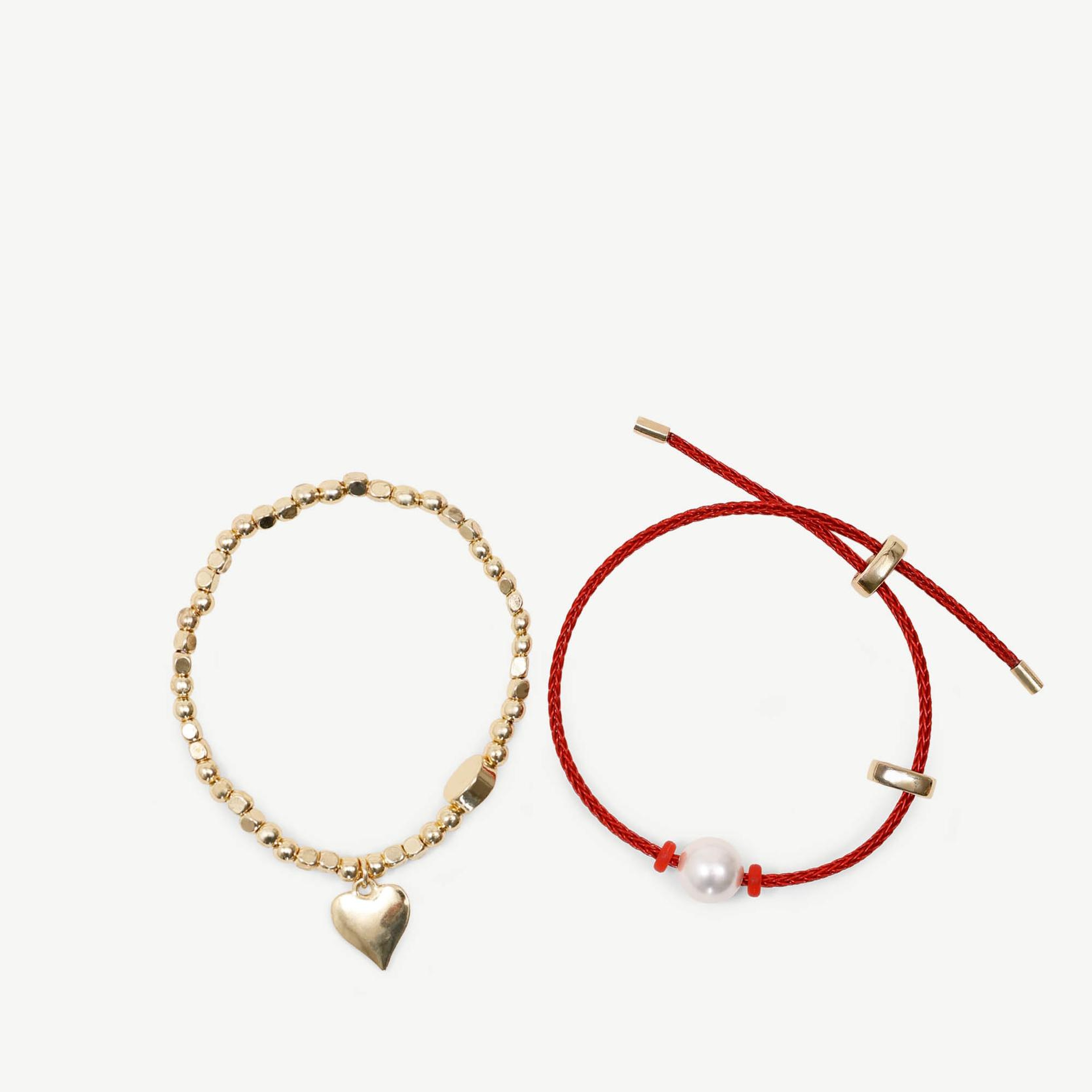 YARGICI Kırmızı İpli İkili Bileklik