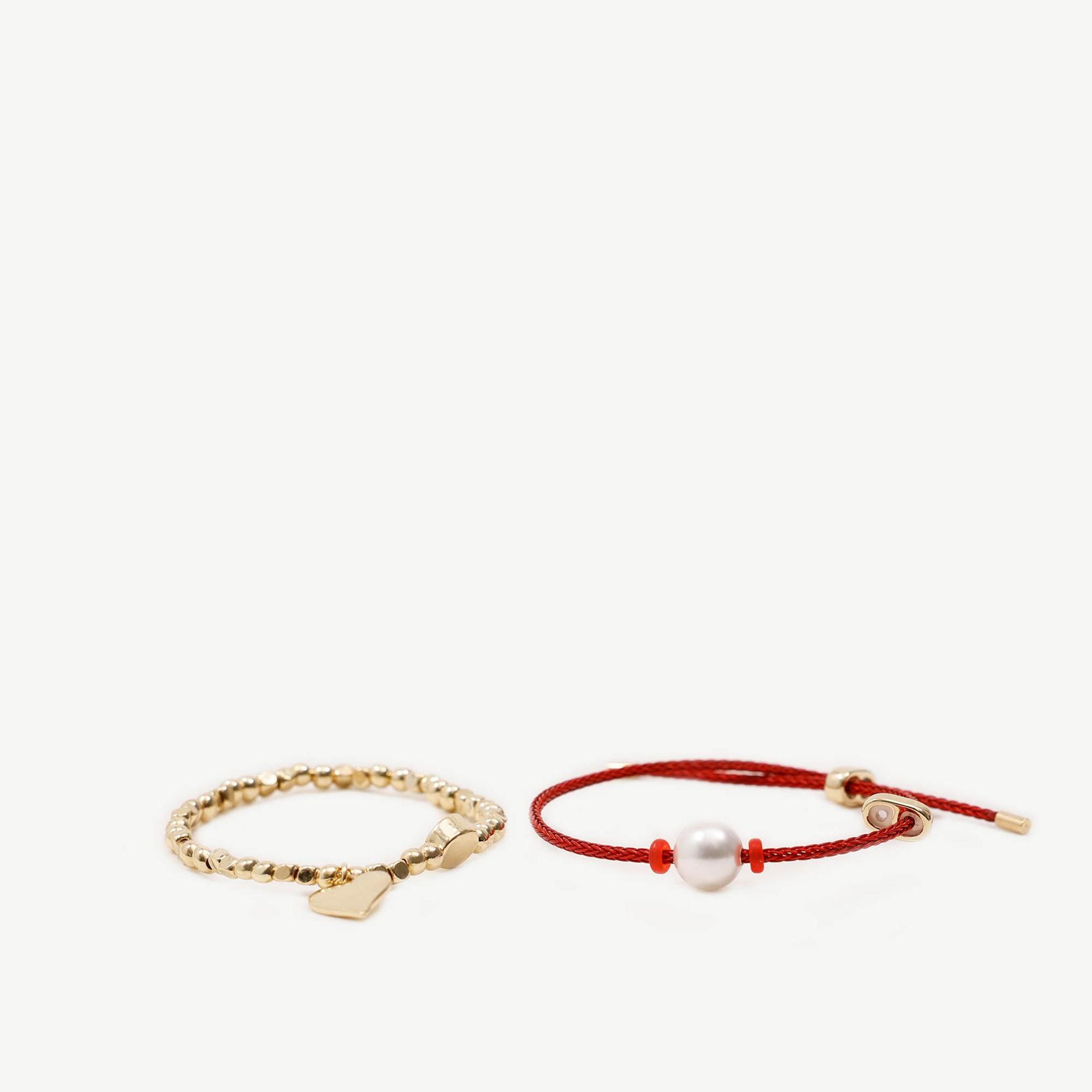 YARGICI Kırmızı İpli İkili Bileklik